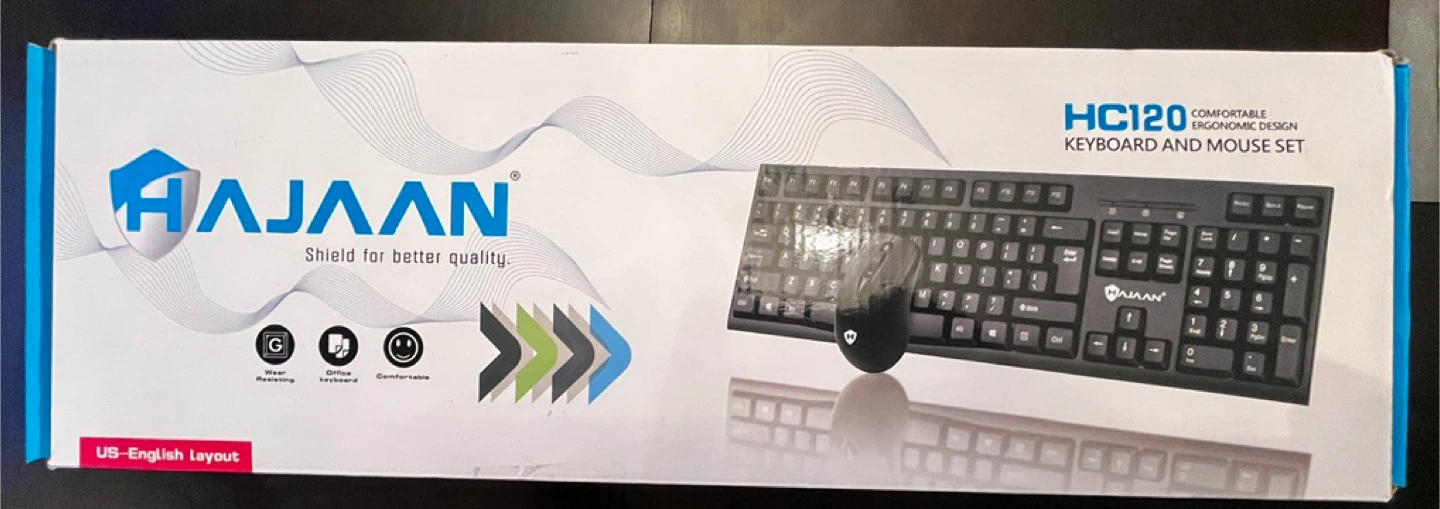 🏆Hajaan HC120 Keyboard and Mouse Set