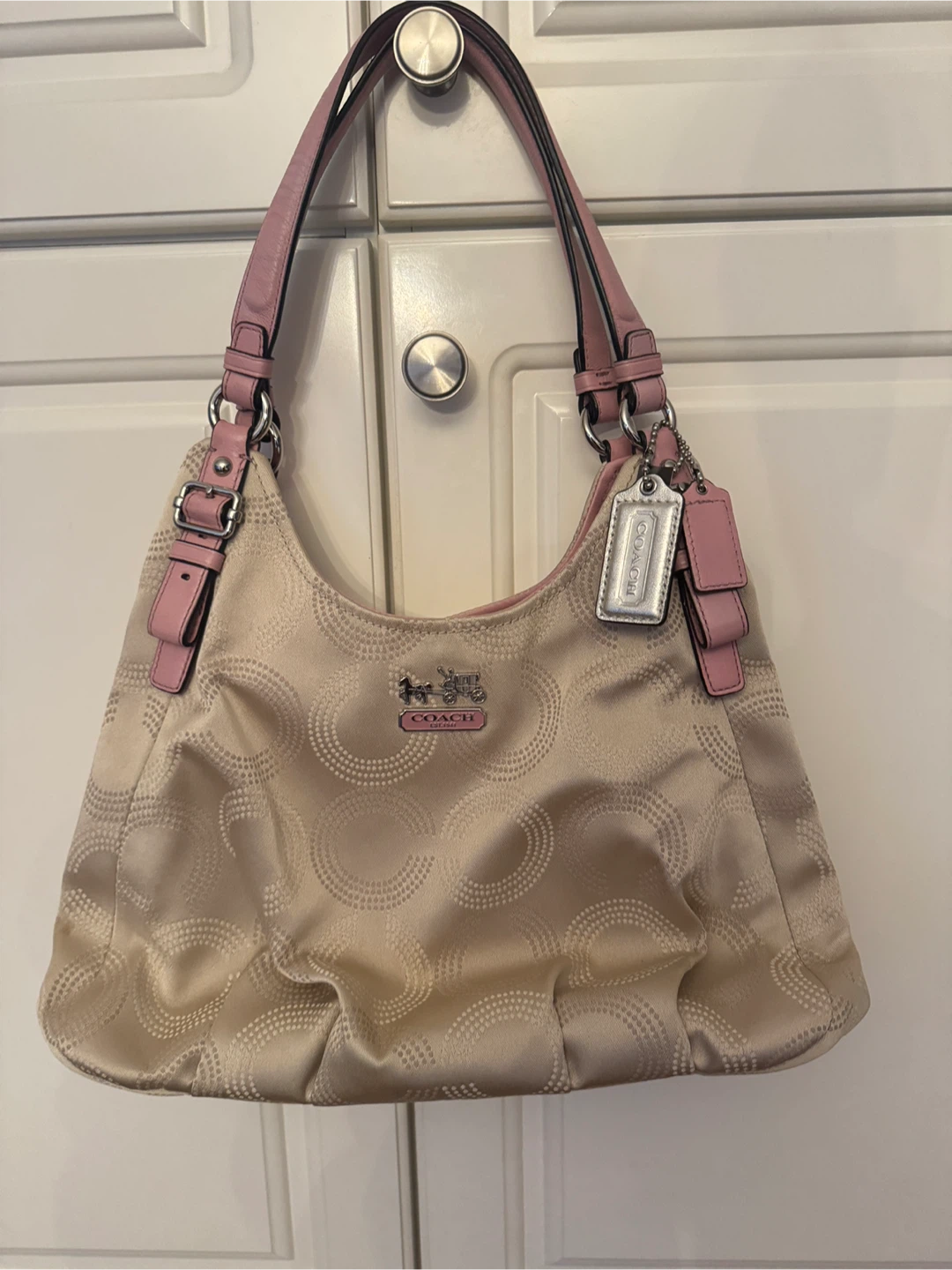 New Coach Signature Hobo Handbag