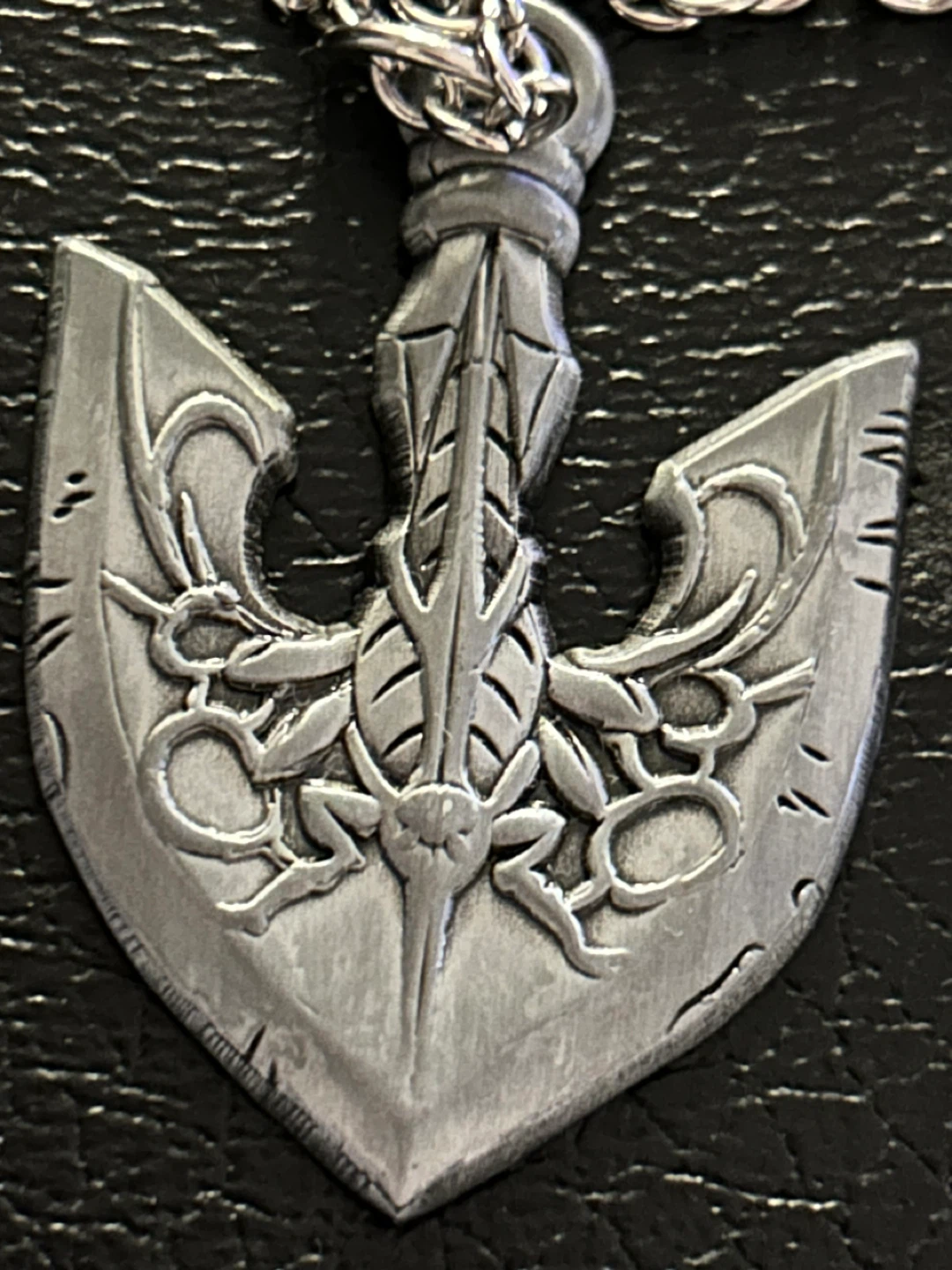 Silver Anchor Pendant Necklace - photo 2
