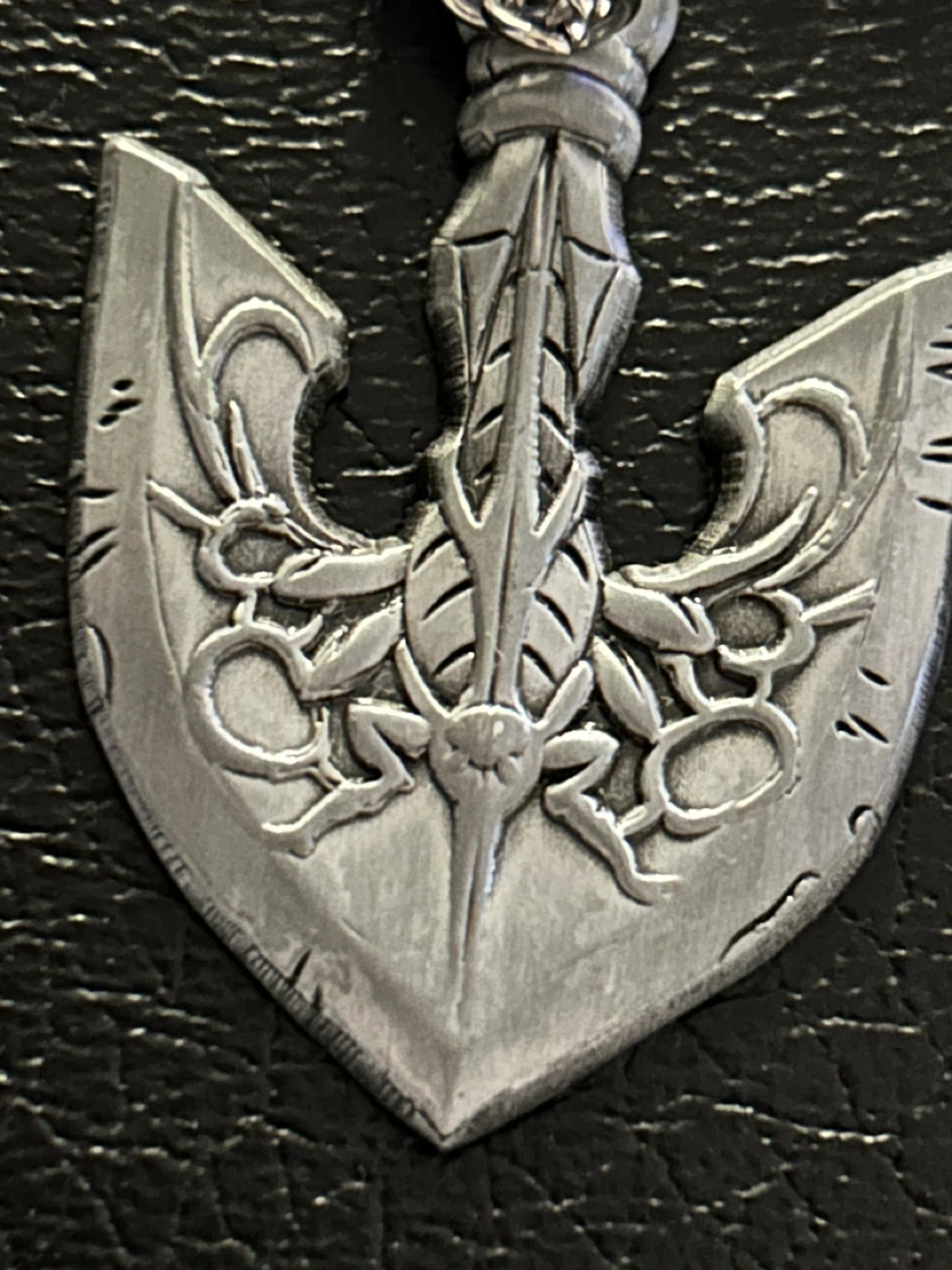 Silver Anchor Pendant Necklace - photo 3