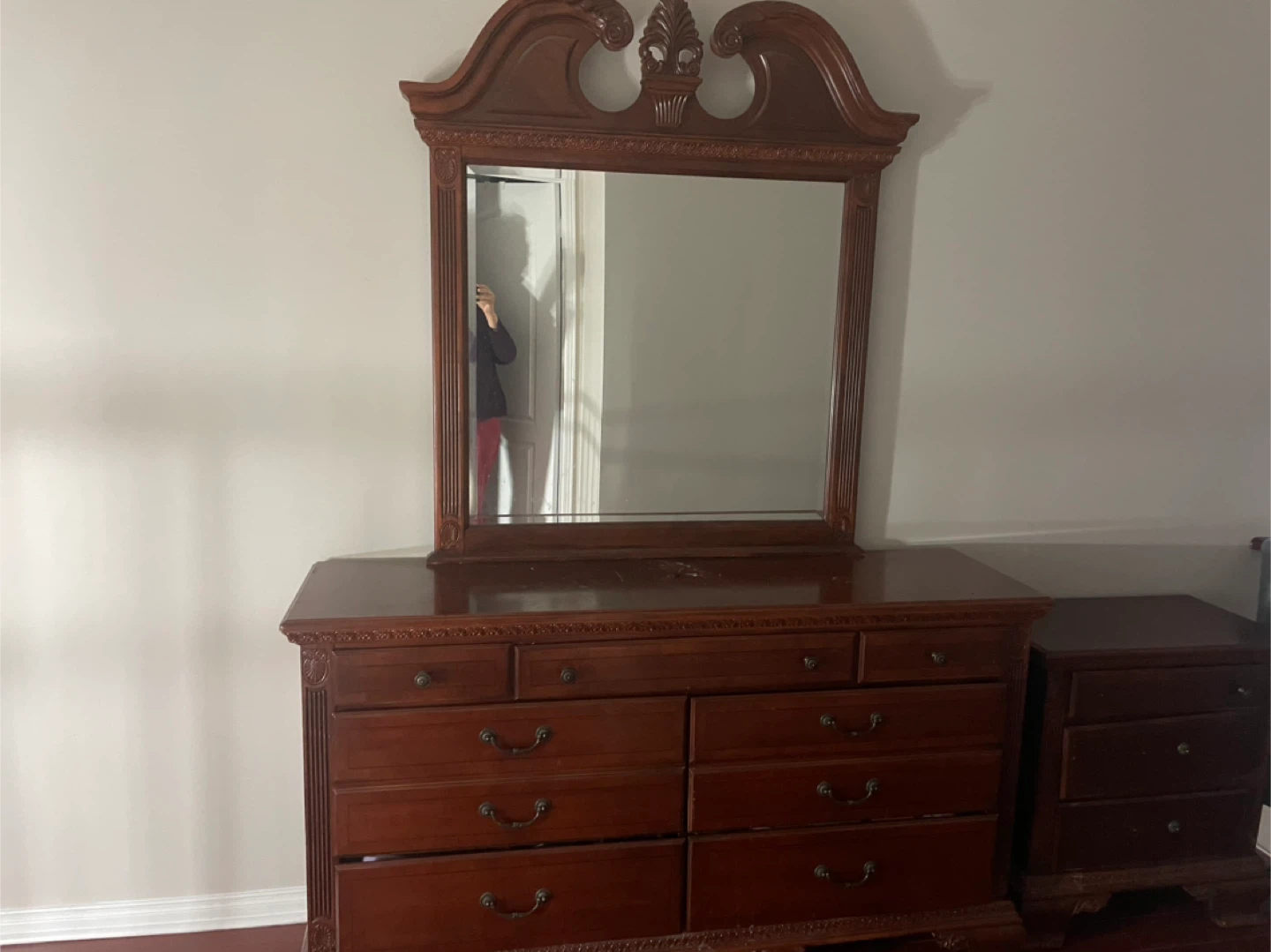 Bedroom Set - Dresser, Bed Frame, Nightstand