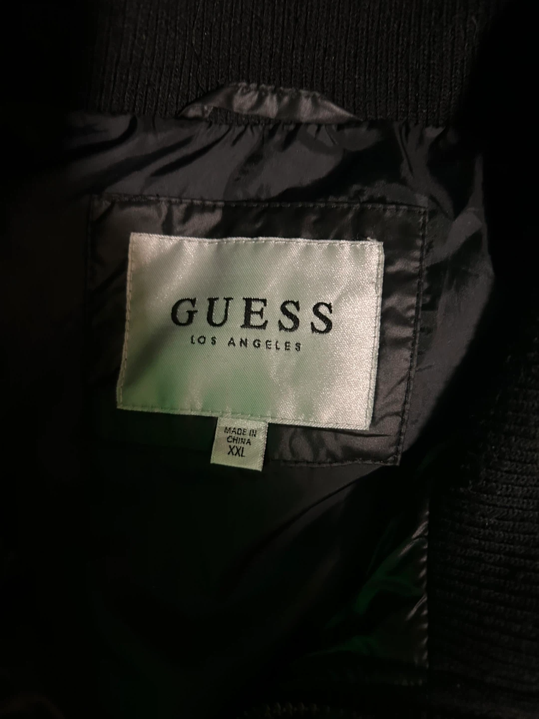 Guess Los Angeles Puffer Jacket - Black - XXL - photo 2