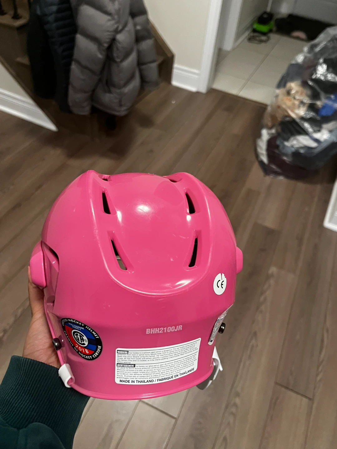 Bauer BH2100 Hockey Helmet with Cage - Pink - photo 4