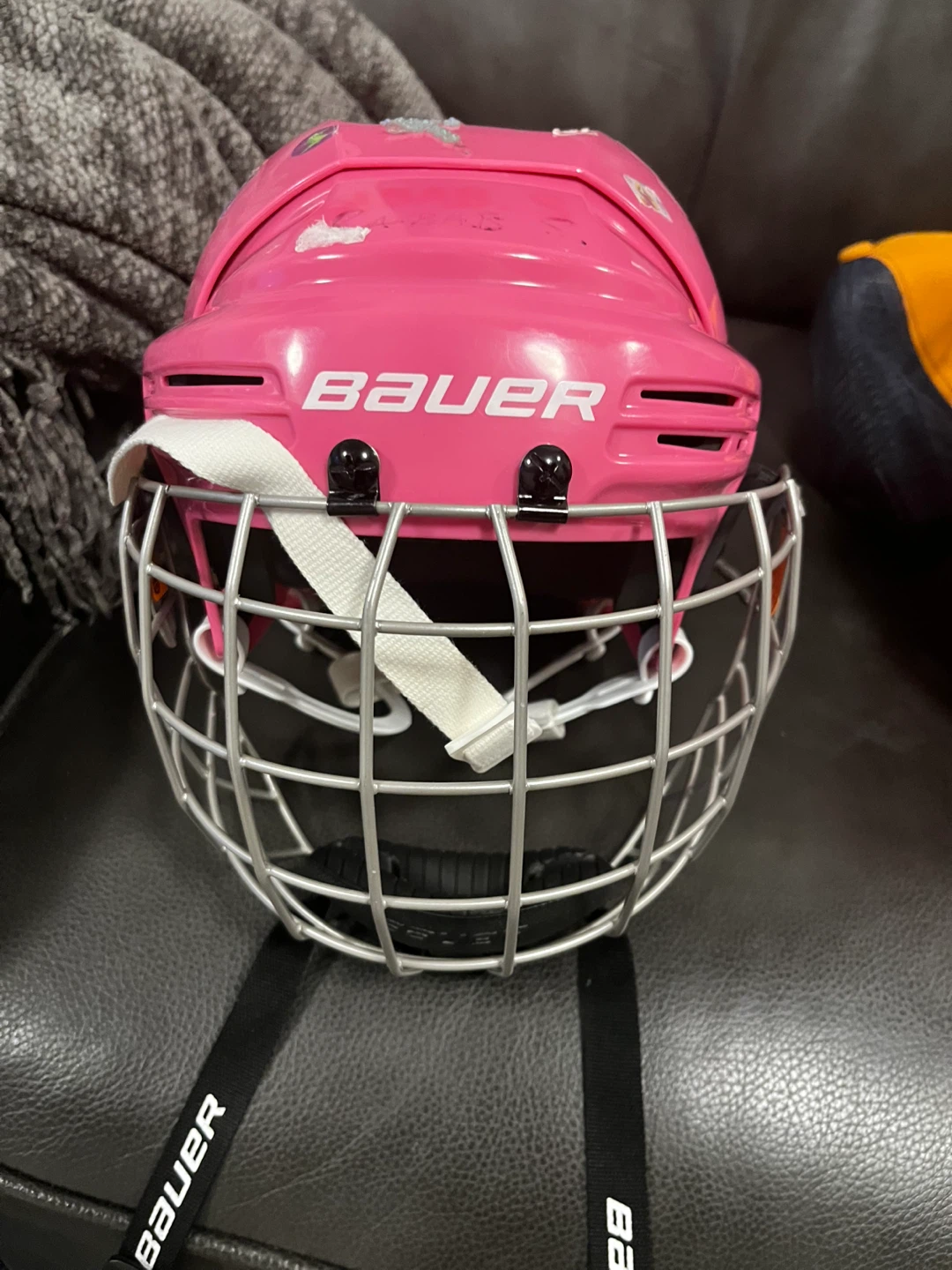 Bauer BH2100 Hockey Helmet with Cage - Pink