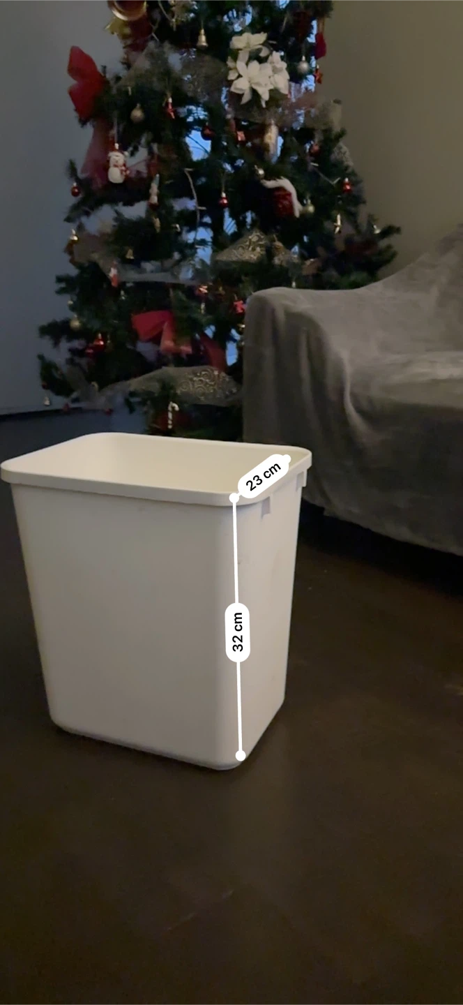 White Plastic Bin