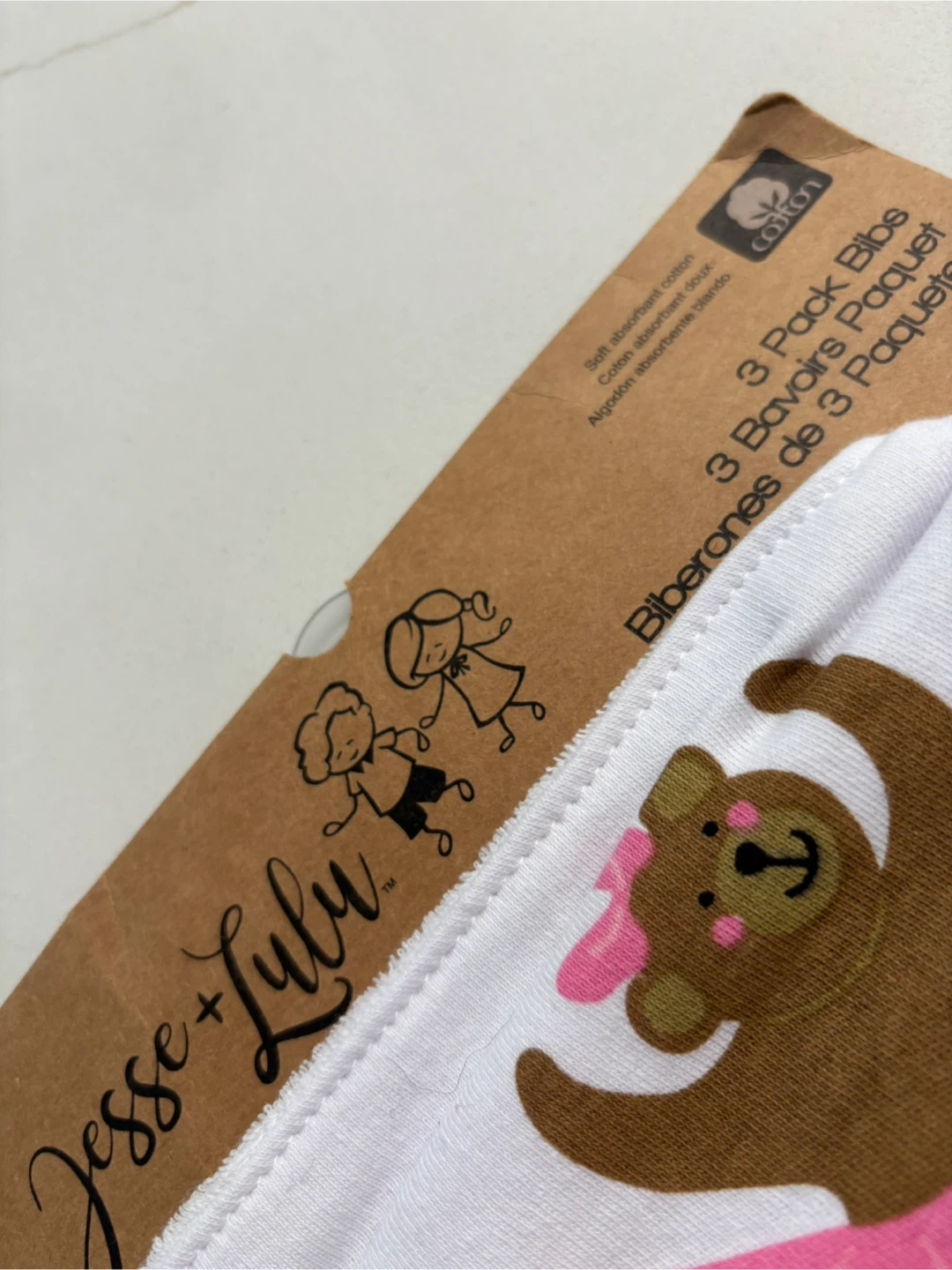 NEW Jesse + Lulu 3 Pack Baby Bibs - photo 2