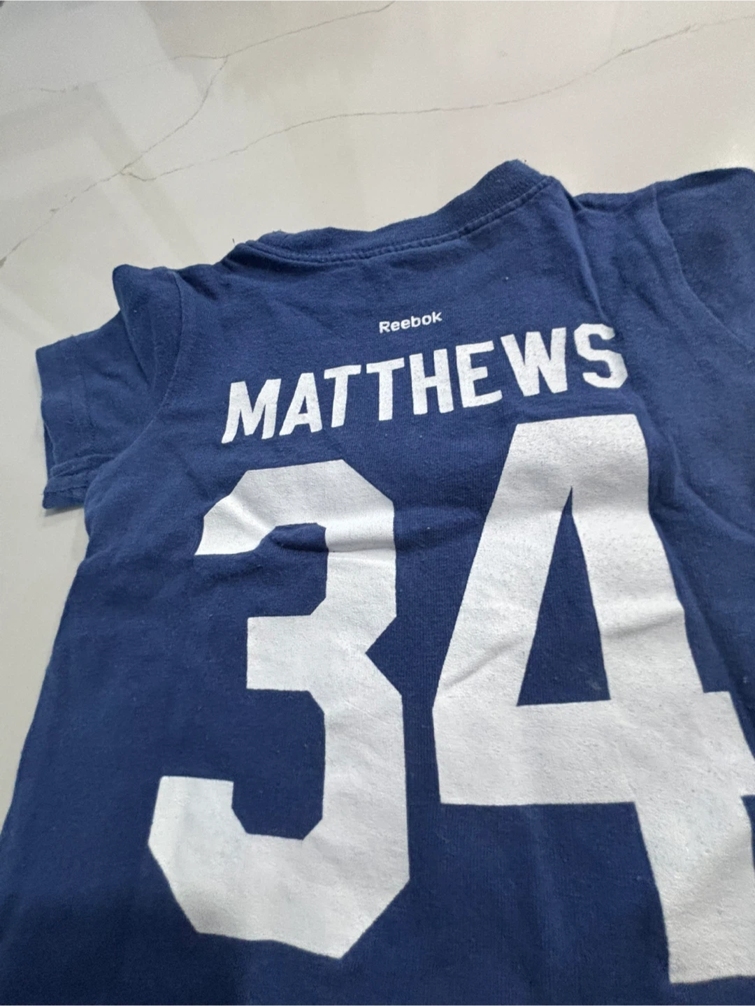 Toronto Maple Leafs Size 18 months Mathews  #34 Toddler T-Shirt - photo 4