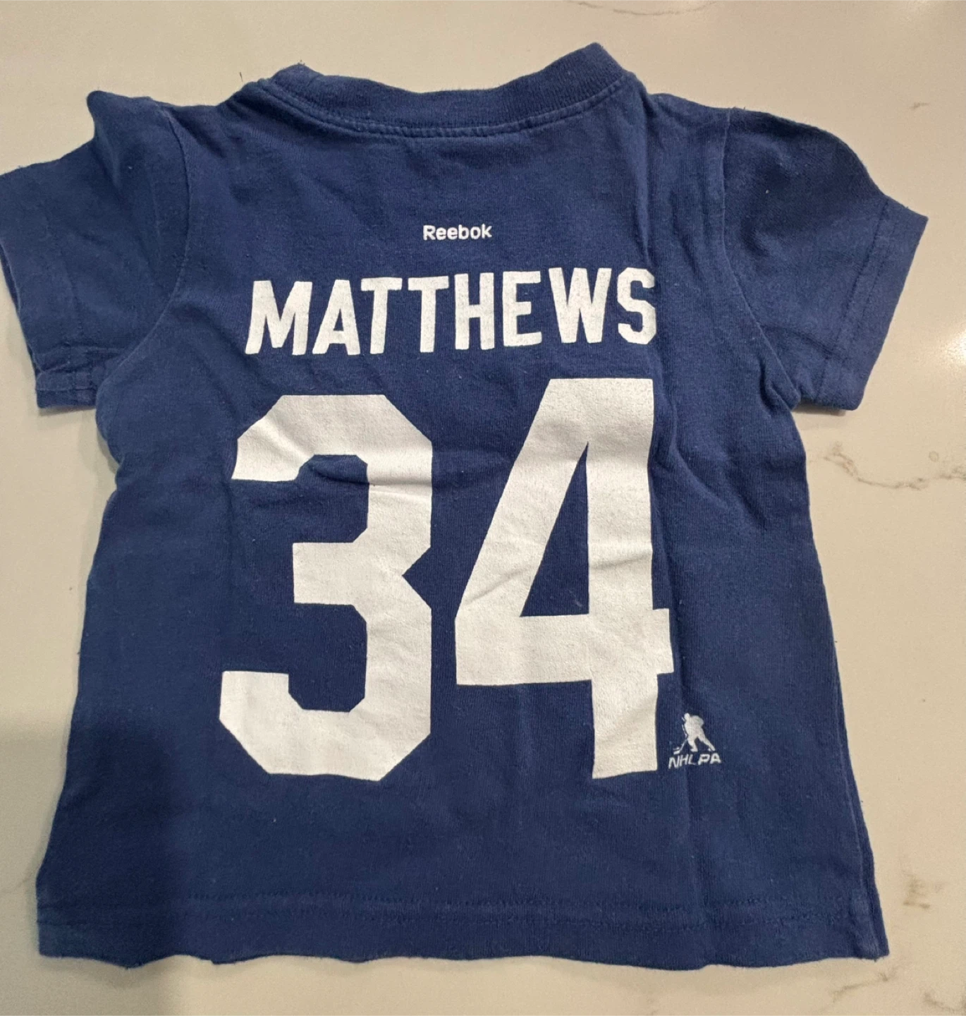 Toronto Maple Leafs Size 18 months Mathews  #34 Toddler T-Shirt - photo 2