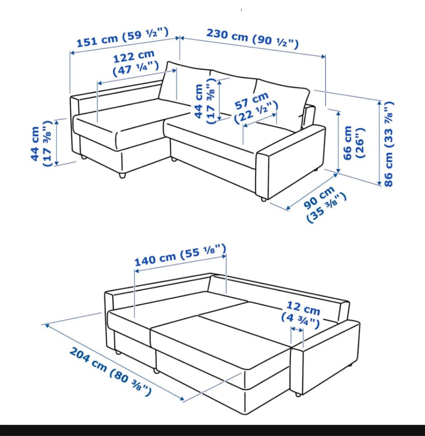 Pink Sectional Sofa Bed with Storage - photo 5