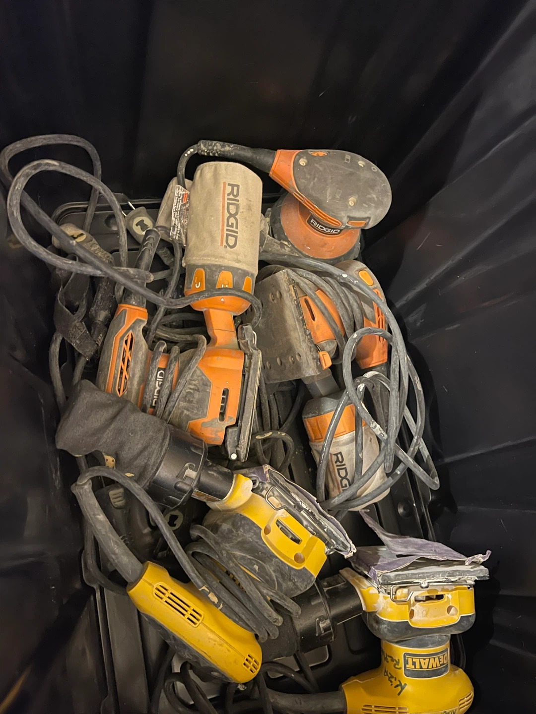 Bundle of DeWalt and Ridgid Sanders - photo 2