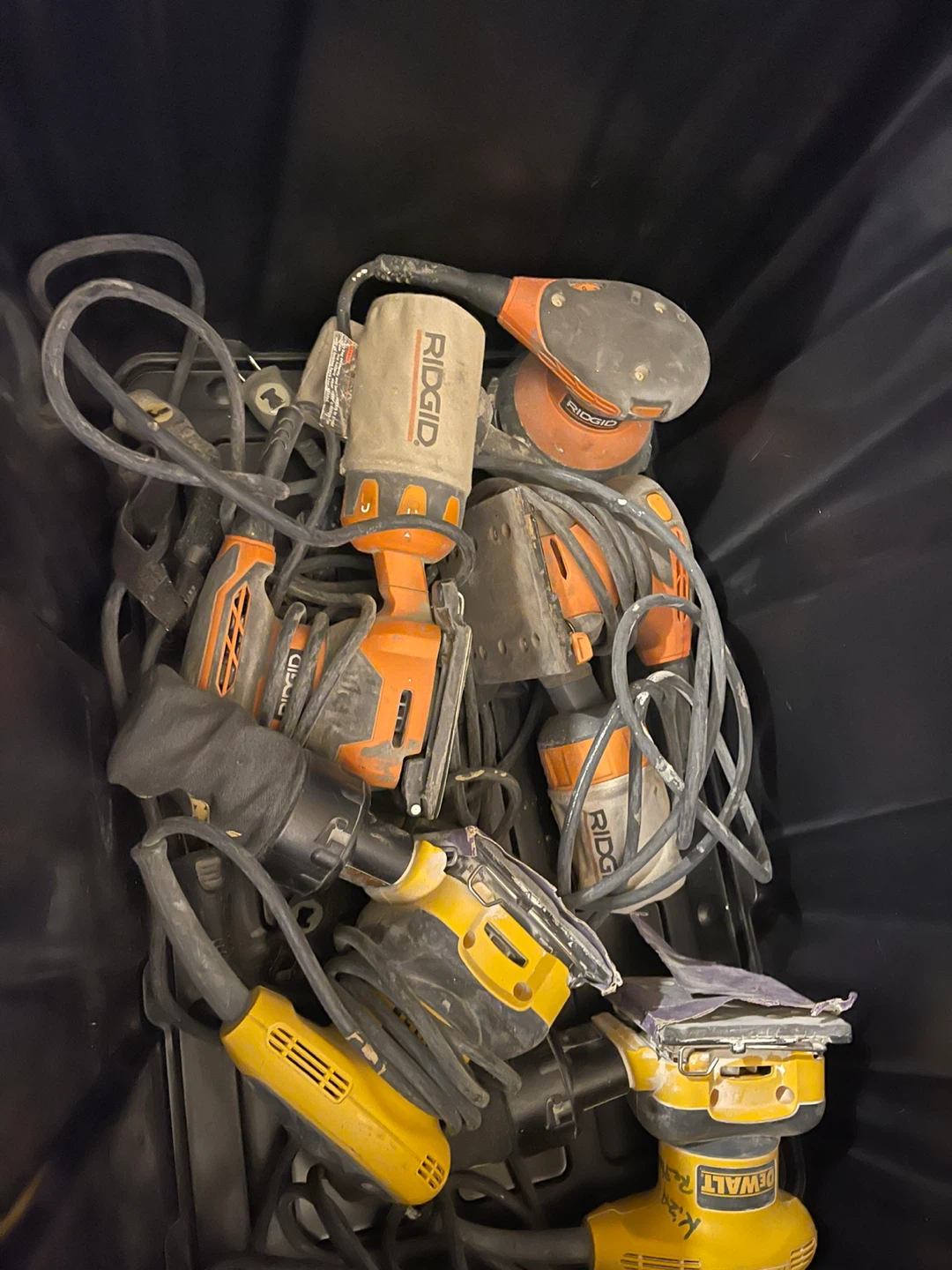 Bundle of DeWalt and Ridgid Sanders