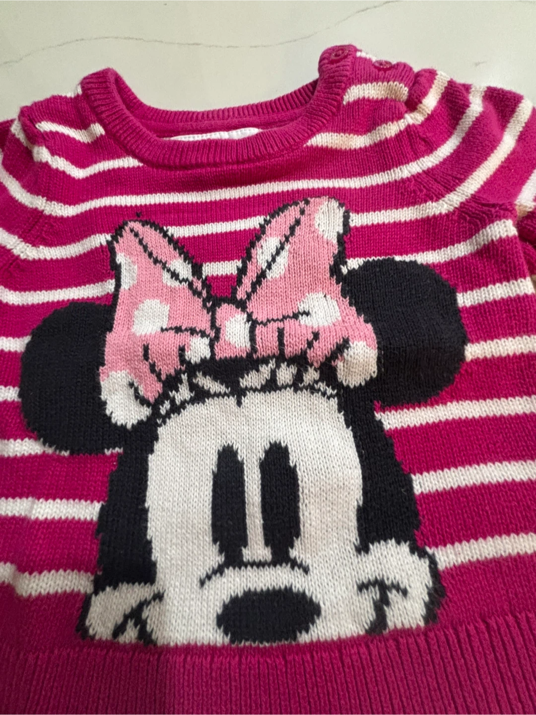 Baby Gap Disney Minnie Mouse Knit Sweater 12-18 Months - photo 2