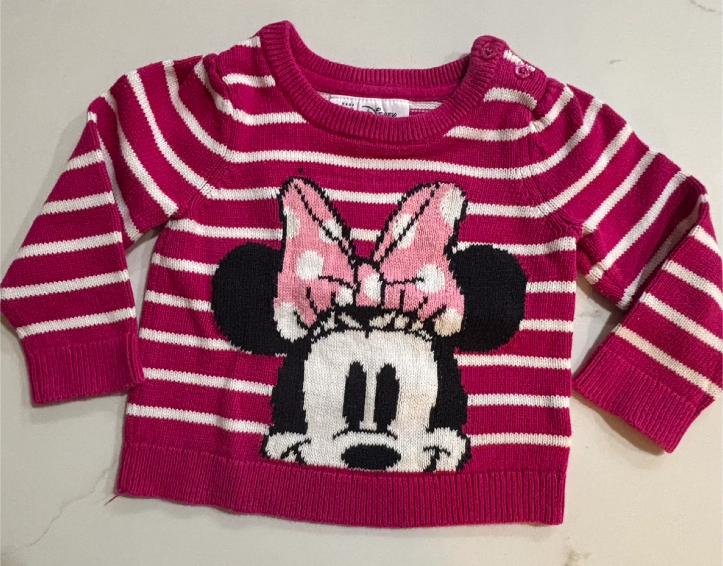 Baby Gap Disney Minnie Mouse Knit Sweater 12-18 Months