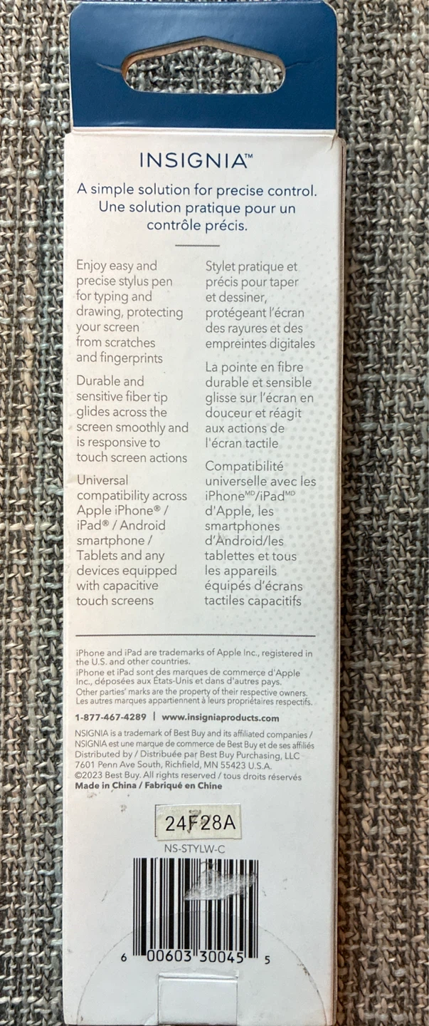 🏆New Insignia Slim Stylus for Touchscreen Devices - photo 2