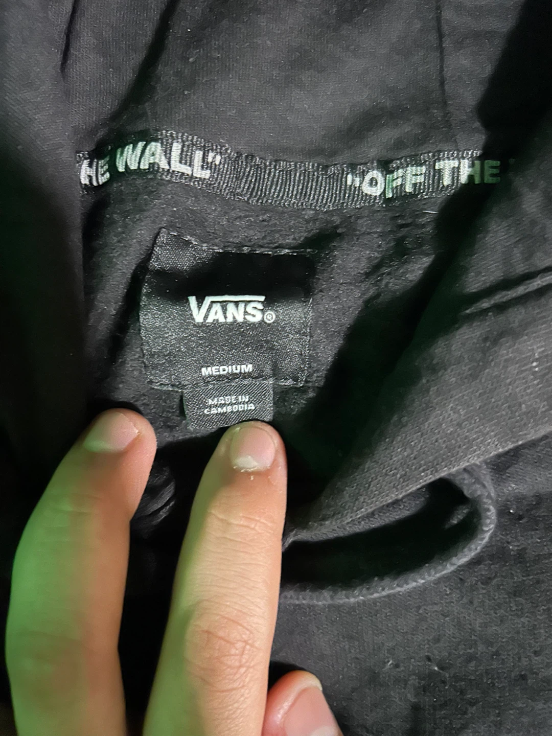 Vans Off The Wall Hoodie Sweatshirt - photo 2