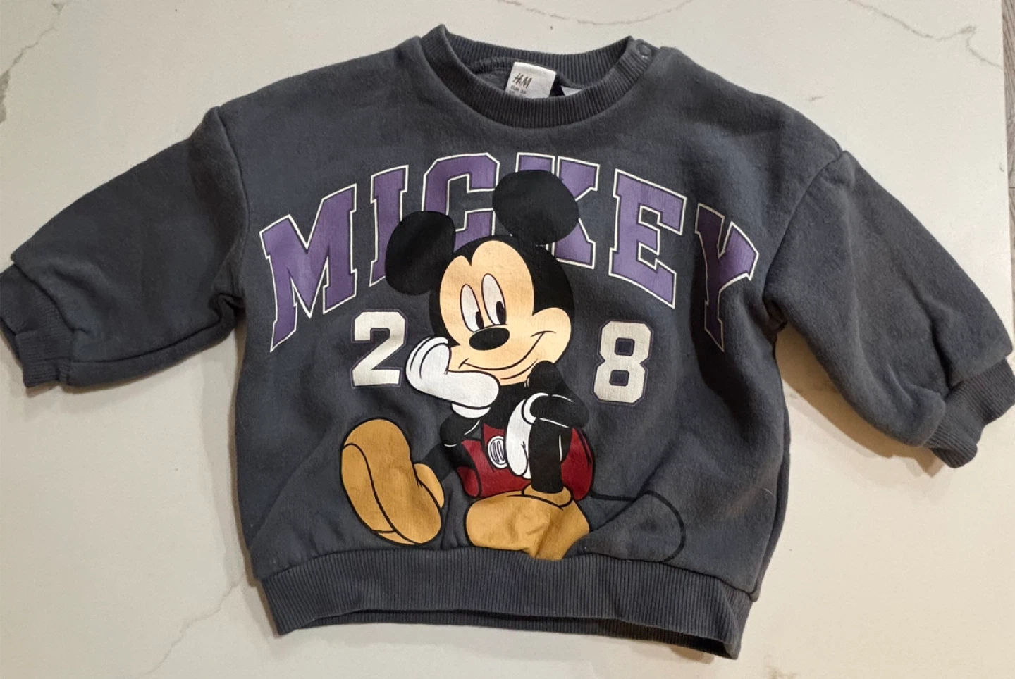 H&M Disney Mickey Mouse Sweatshirt - 4-6 Months