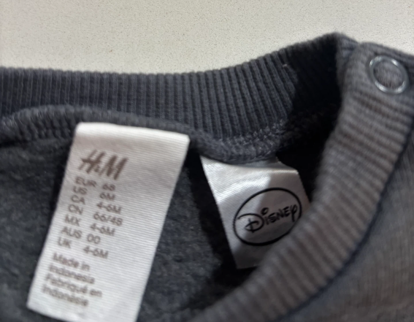H&M Disney Mickey Mouse Sweatshirt - 4-6 Months - photo 3