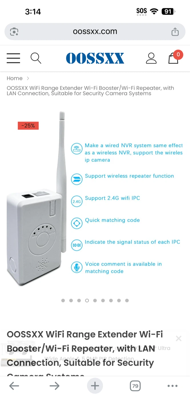 WiFi Range Extender Wi-Fi Booster/Wi-Fi Repeater, with LAN Conne - photo 5
