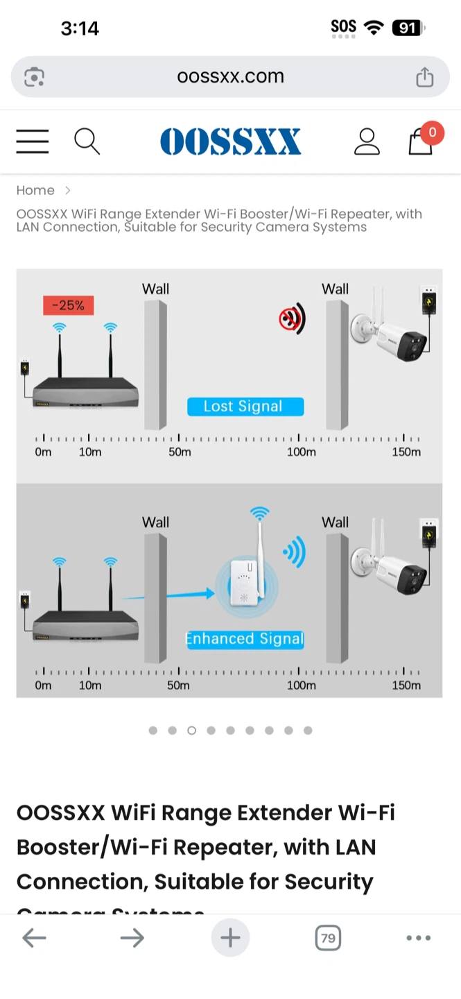 WiFi Range Extender Wi-Fi Booster/Wi-Fi Repeater, with LAN Conne - photo 4