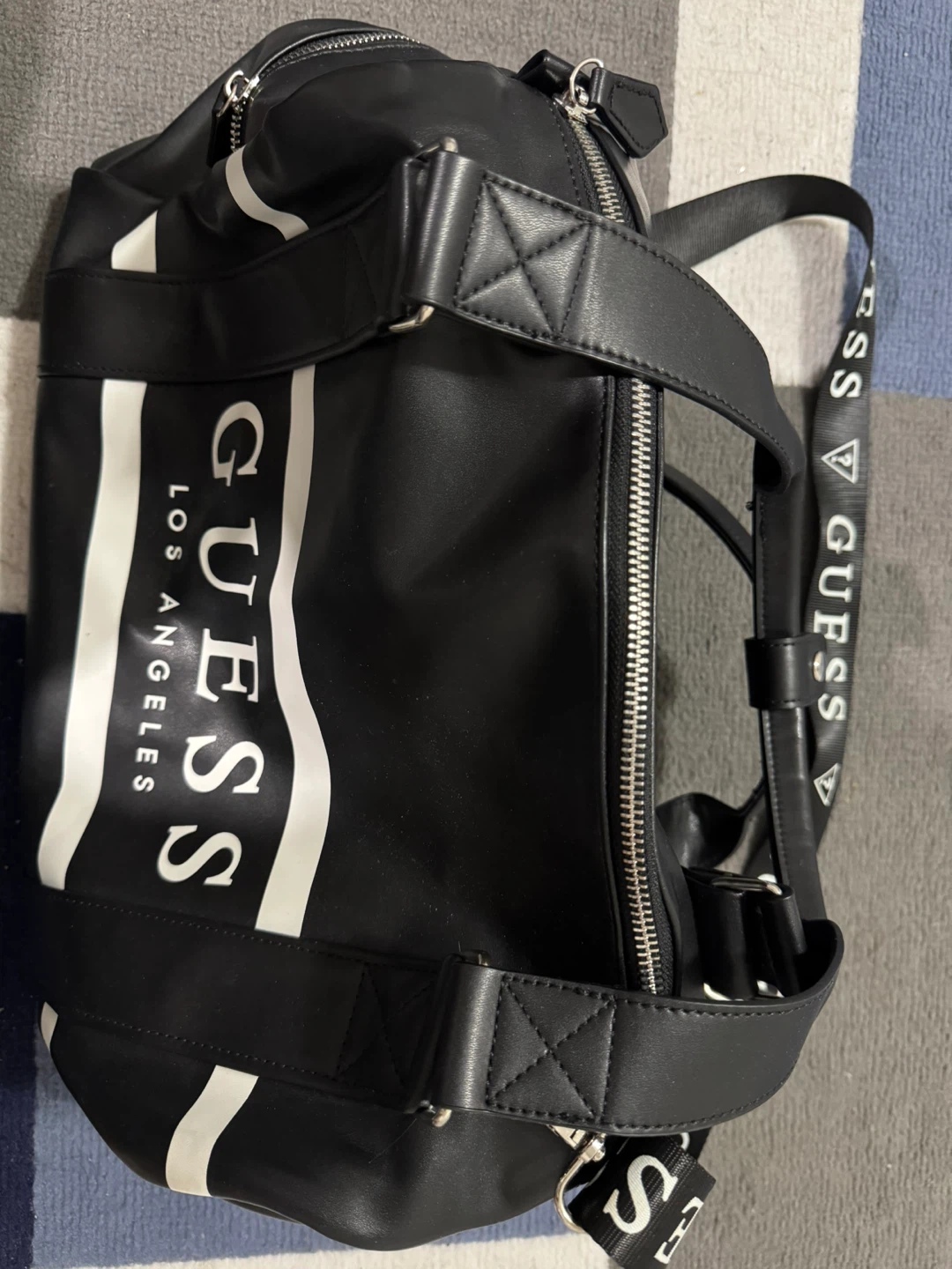 Guess Los Angeles Black Duffel Bag