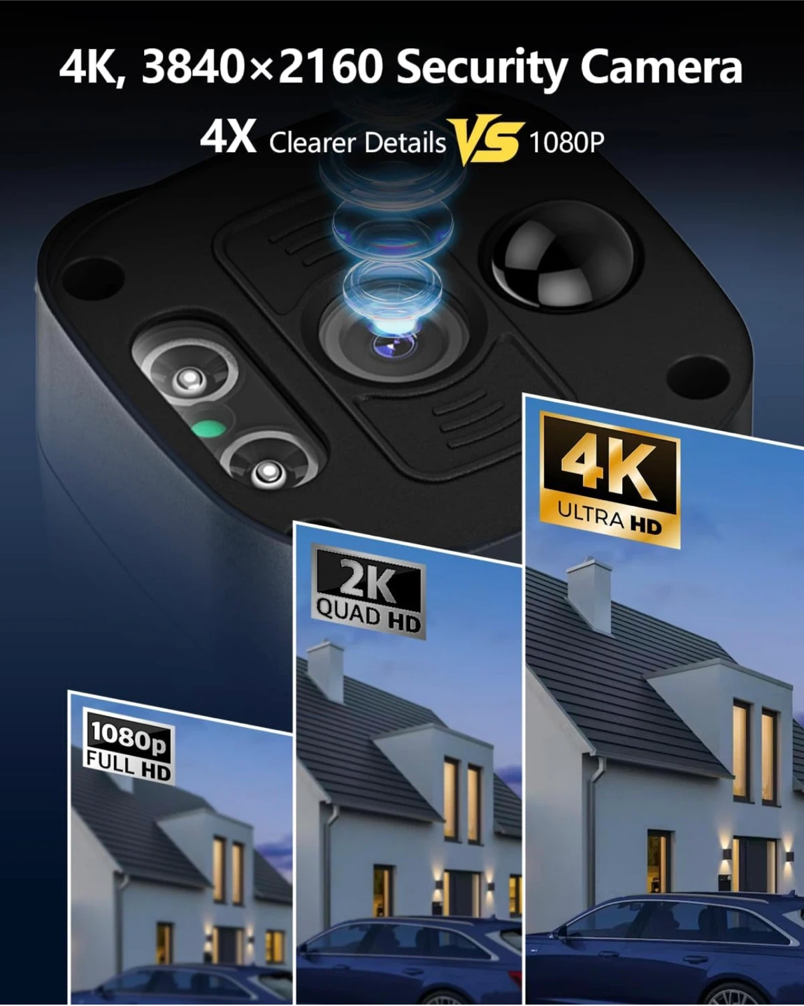 4K PIR POE Extend Camera Outdoor Indoor Video Surveillance Secur - photo 3