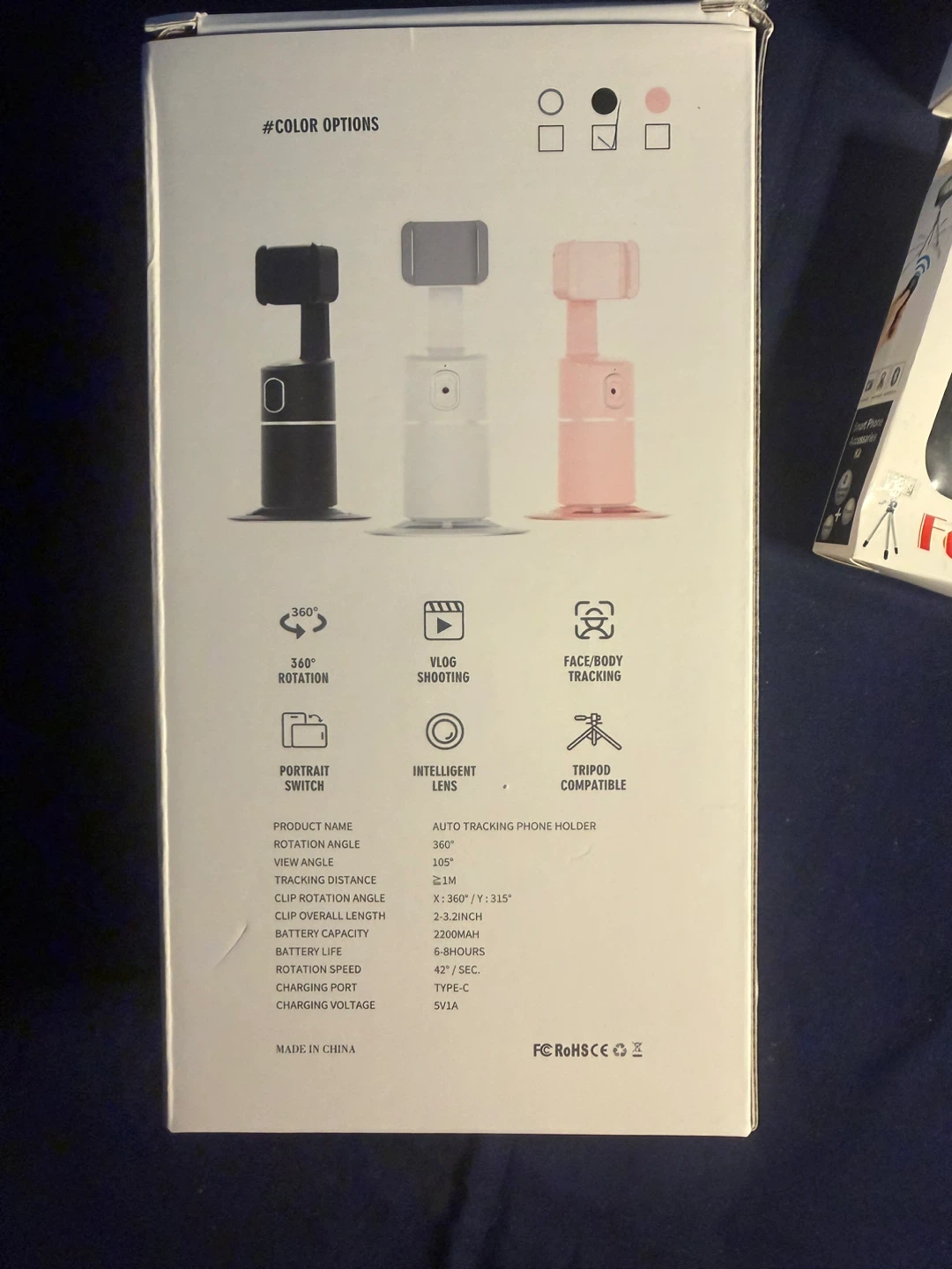 Auto Face Tracking Gimbal with Bluetooth Remote Shutter - photo 3