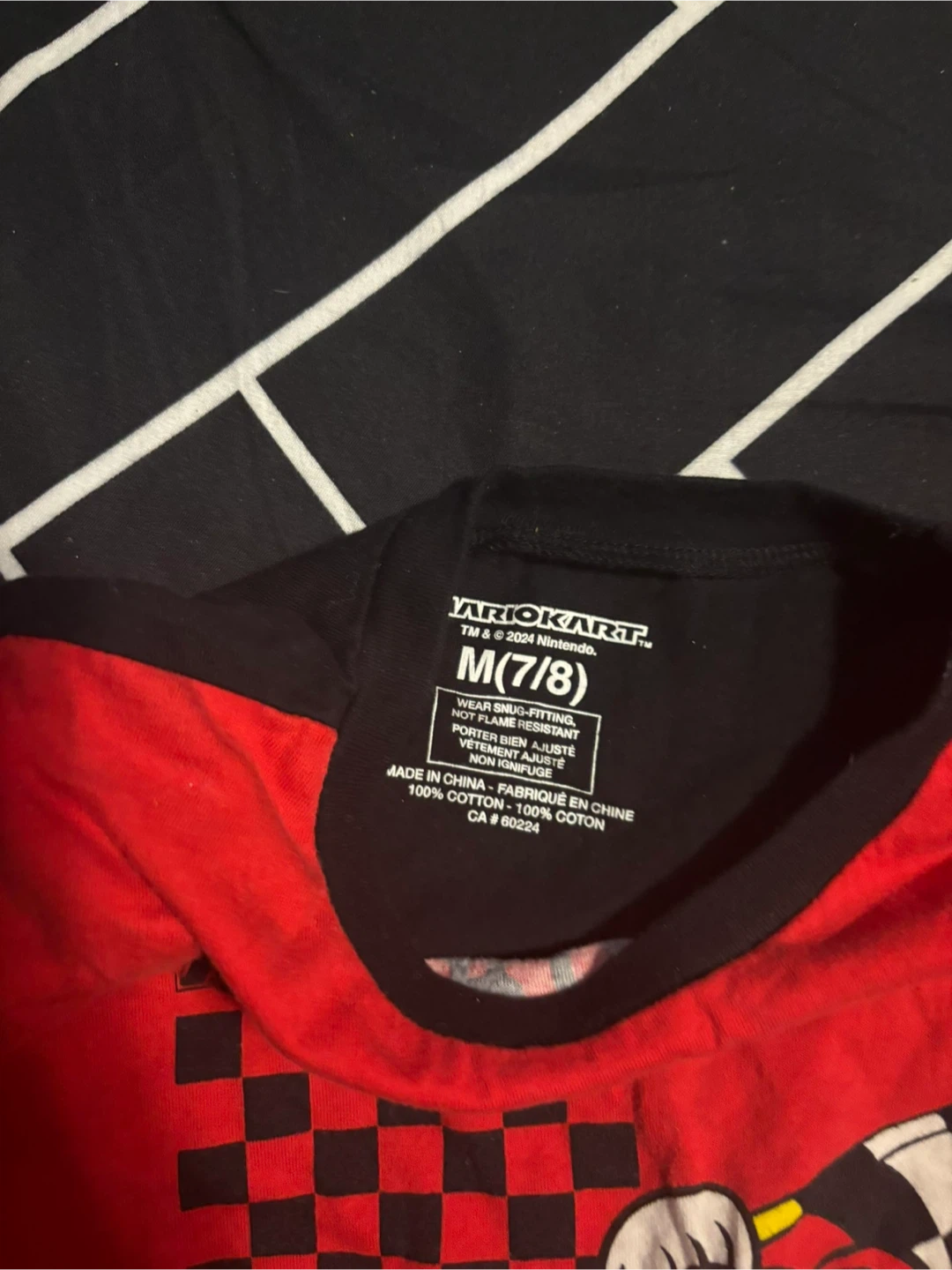 Mario Kart Pajamas Set M (7/8) - photo 2