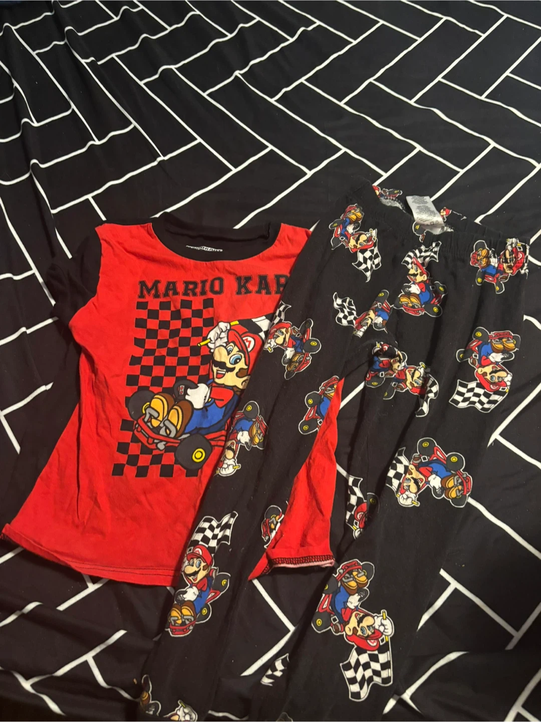 Mario Kart Pajamas Set M (7/8)