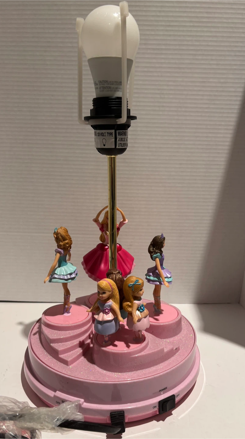 Rare Vintage Barbie Ballerina Electric Lamp