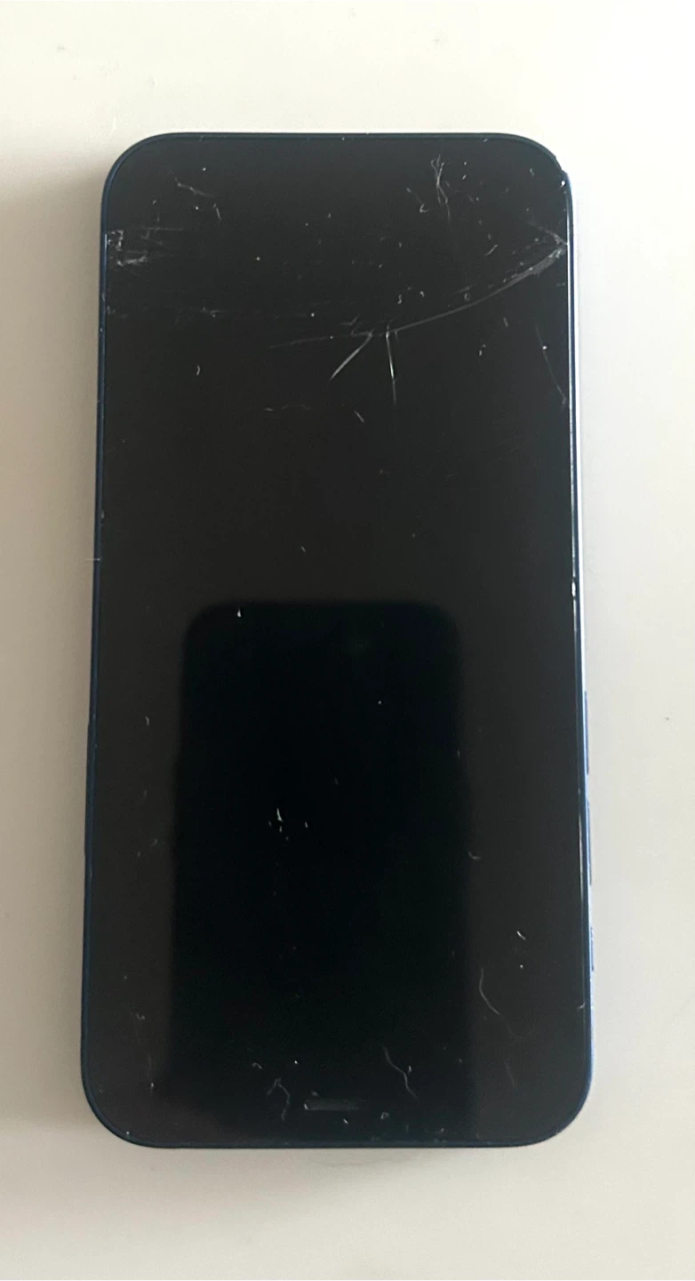 Apple iPhone 12 Mini - Blue (Cracked Screen) - photo 2