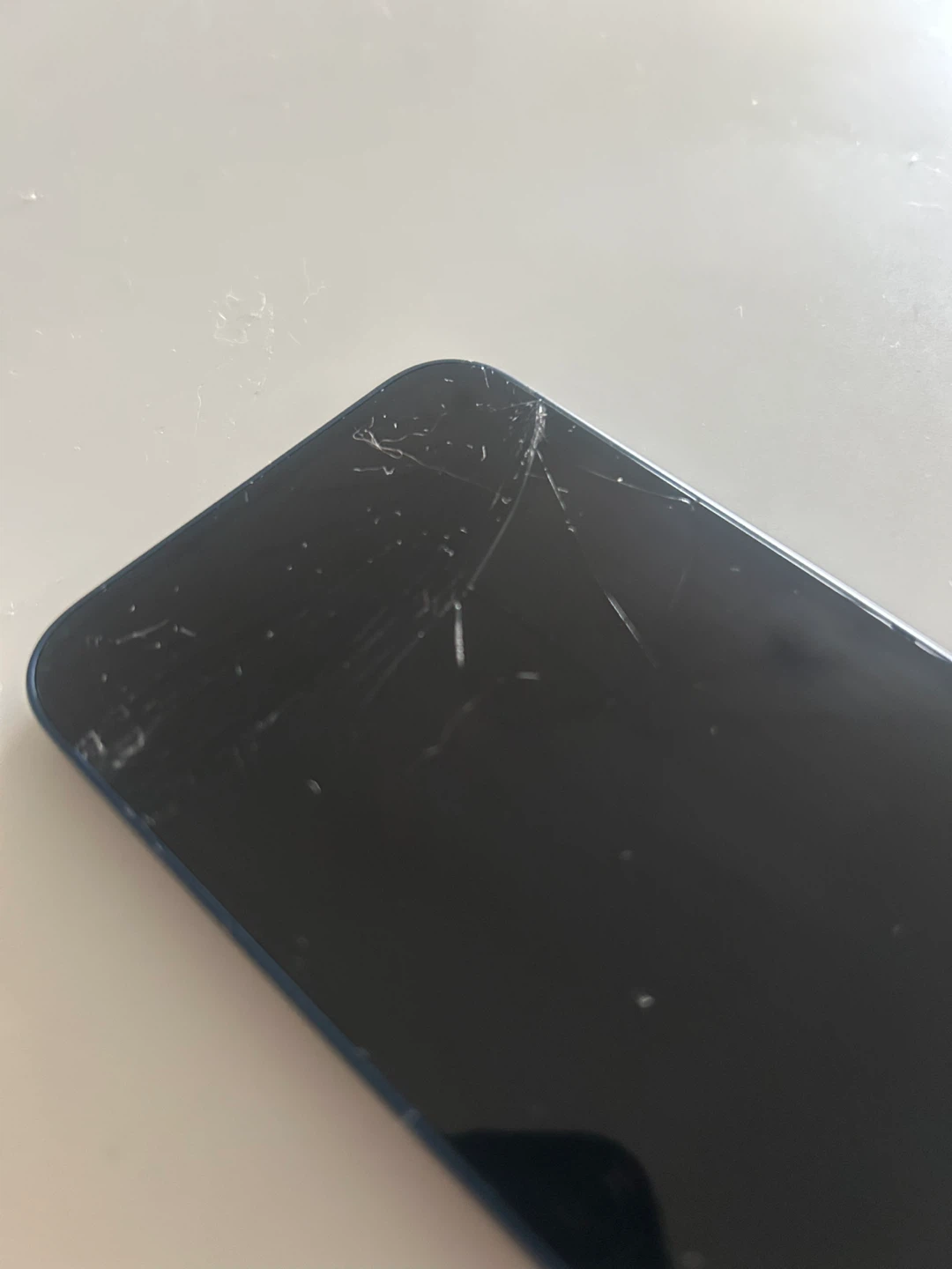 Apple iPhone 12 Mini - Blue (Cracked Screen) - photo 3