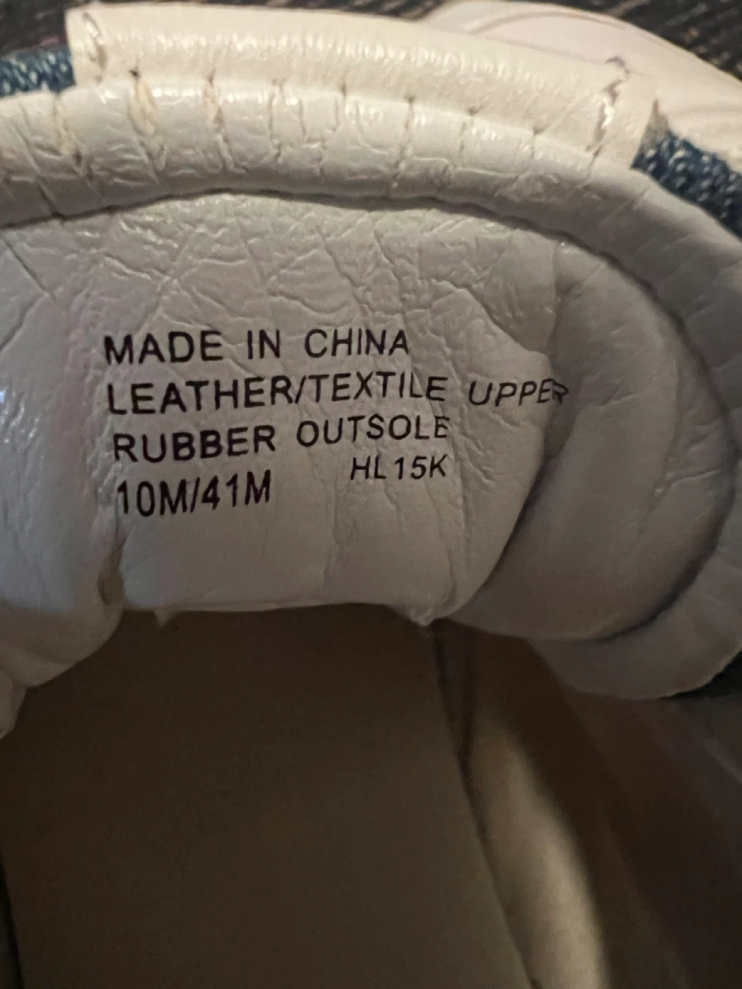 Michael Kors White & Blue Denim Leather Sneakers - Size 10 - photo 5