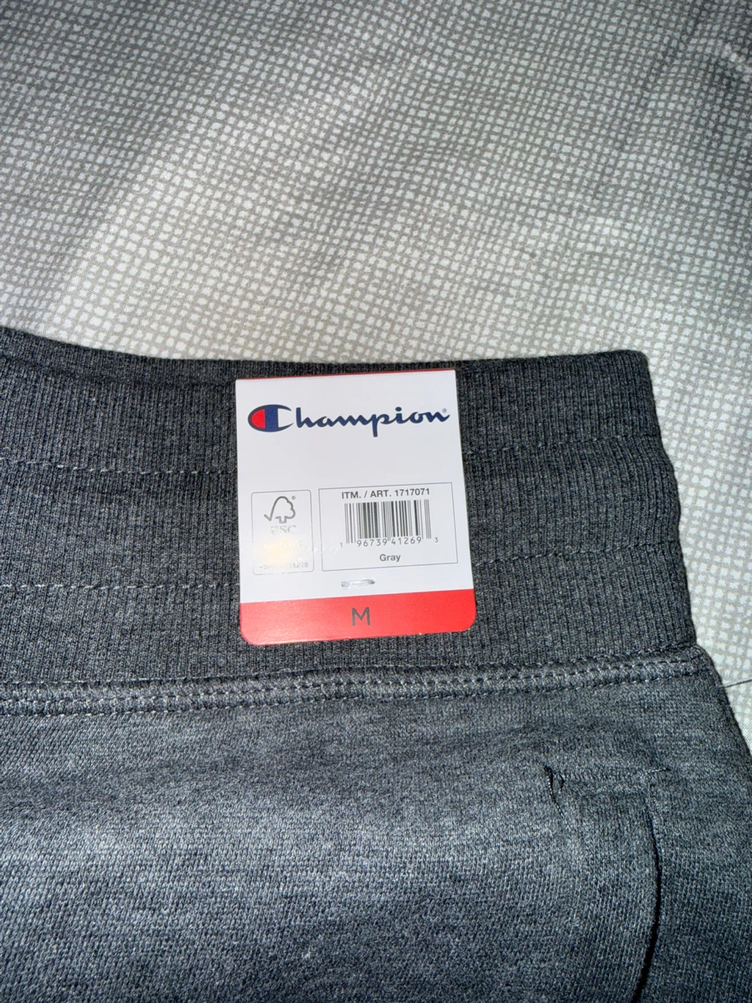 Champion Men's Grey Sweatpants Size M - photo 3