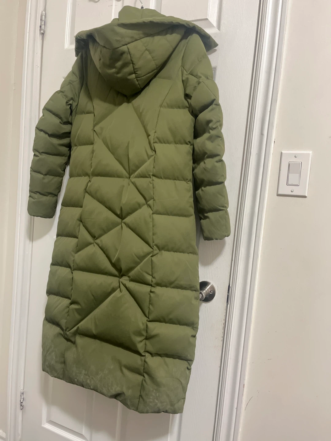 OROLAY Women's Long Down Jacket Green - photo 5