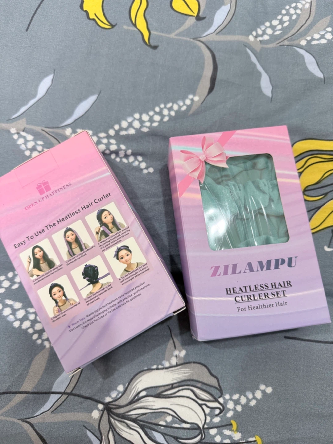 ZILAMPU Heatless Hair Curler Set