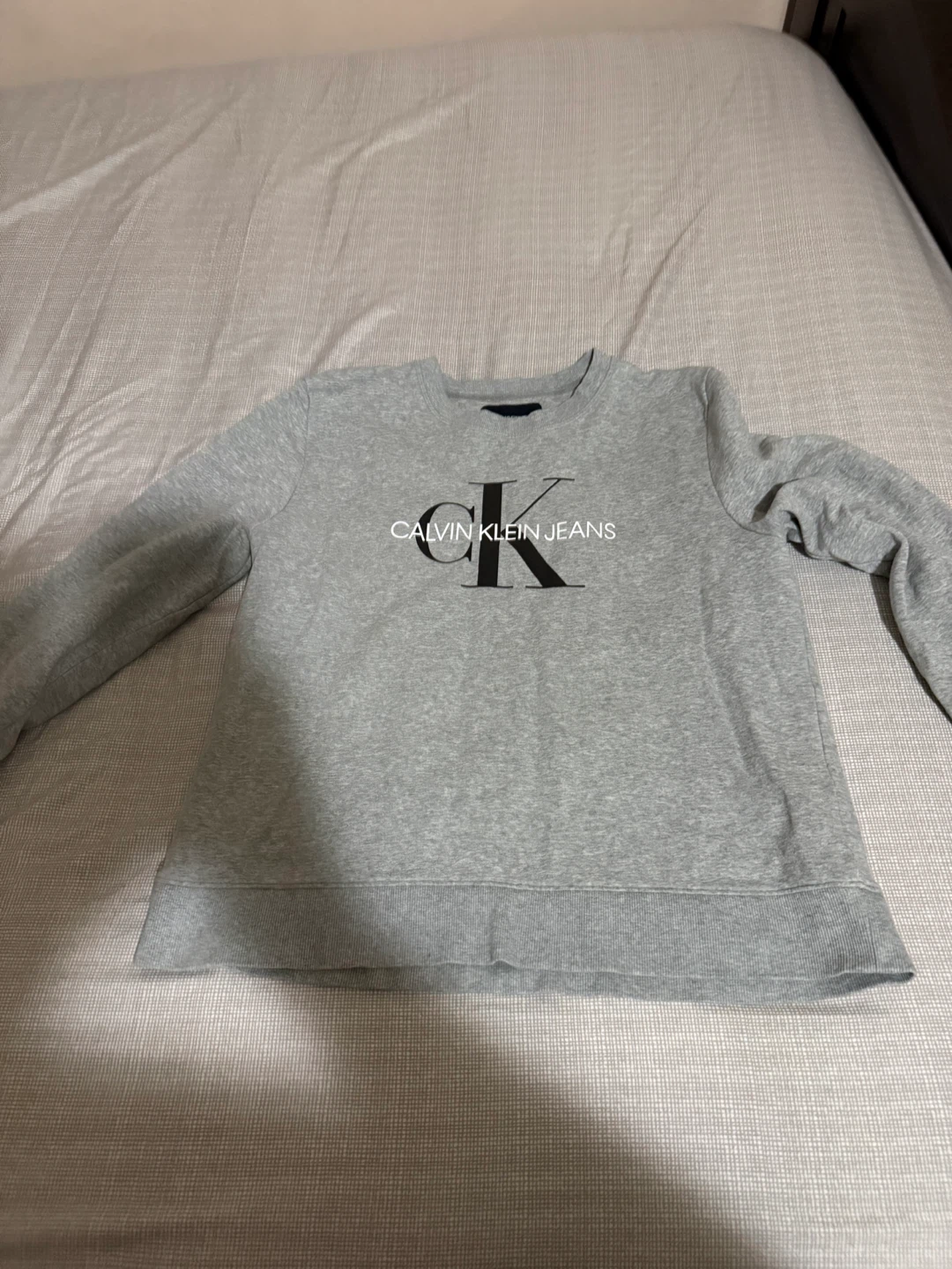 Calvin Klein Jeans Grey CK Logo Crewneck Sweatshirt XL