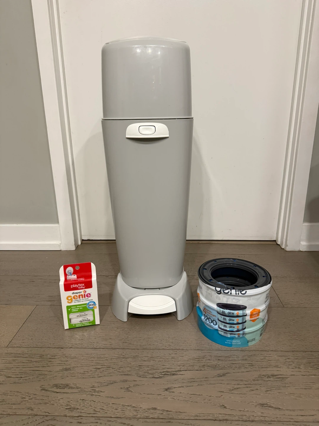 Diaper Genie Diaper Pail with 3 Refills and 6 Carbon Filters
