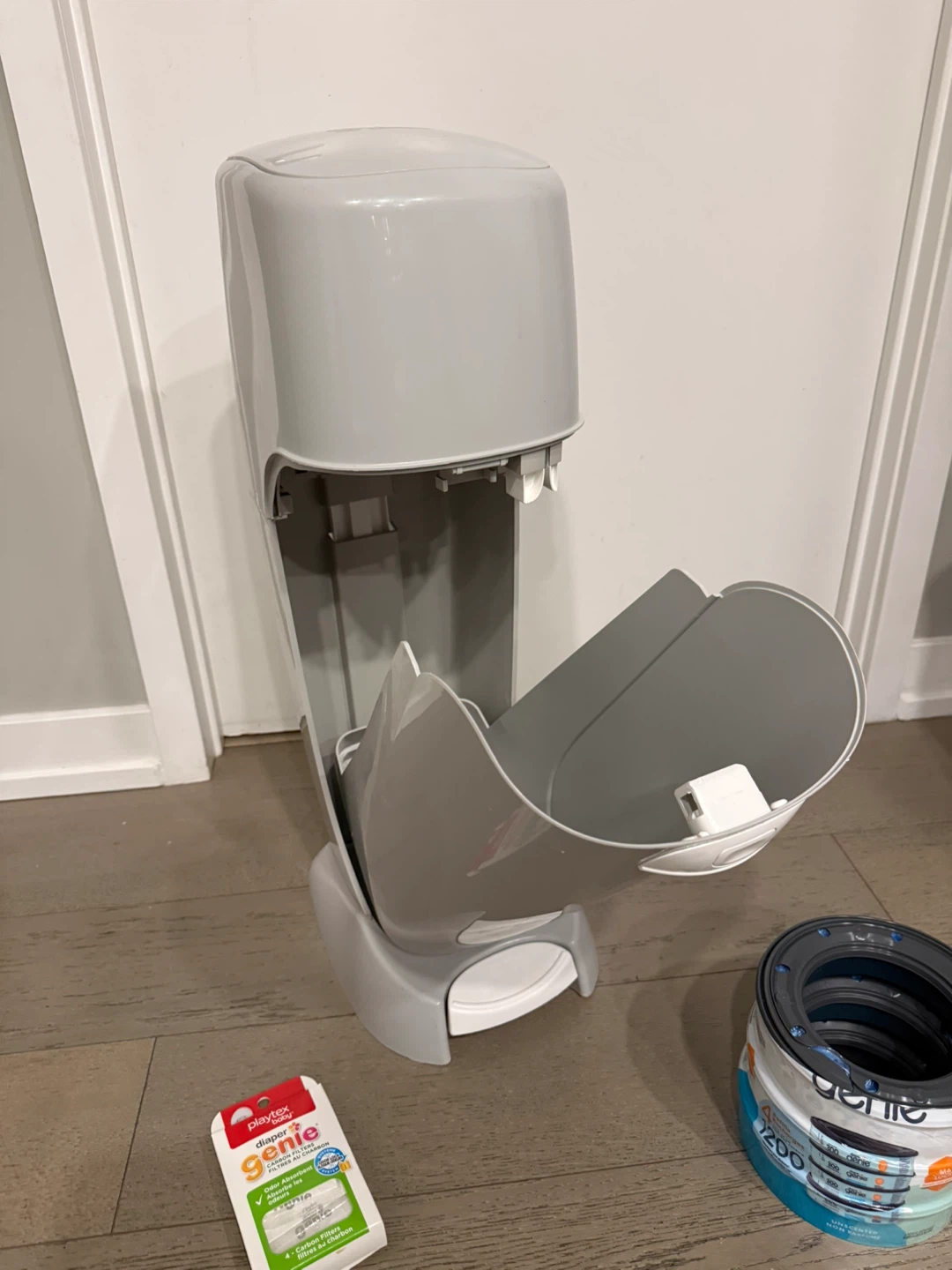 Diaper Genie Diaper Pail with 3 Refills and 6 Carbon Filters - photo 2