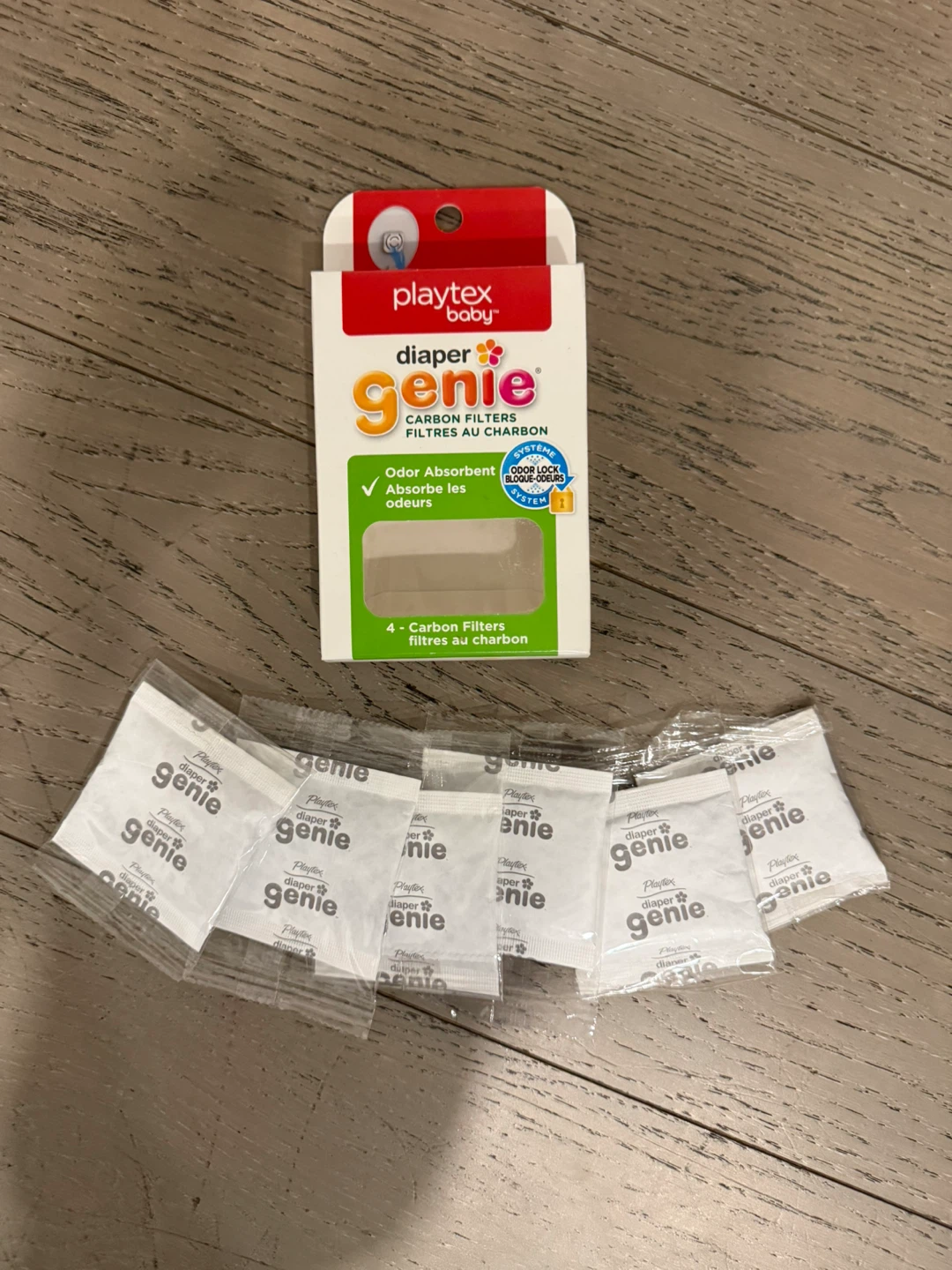 Diaper Genie Diaper Pail with 3 Refills and 6 Carbon Filters - photo 4