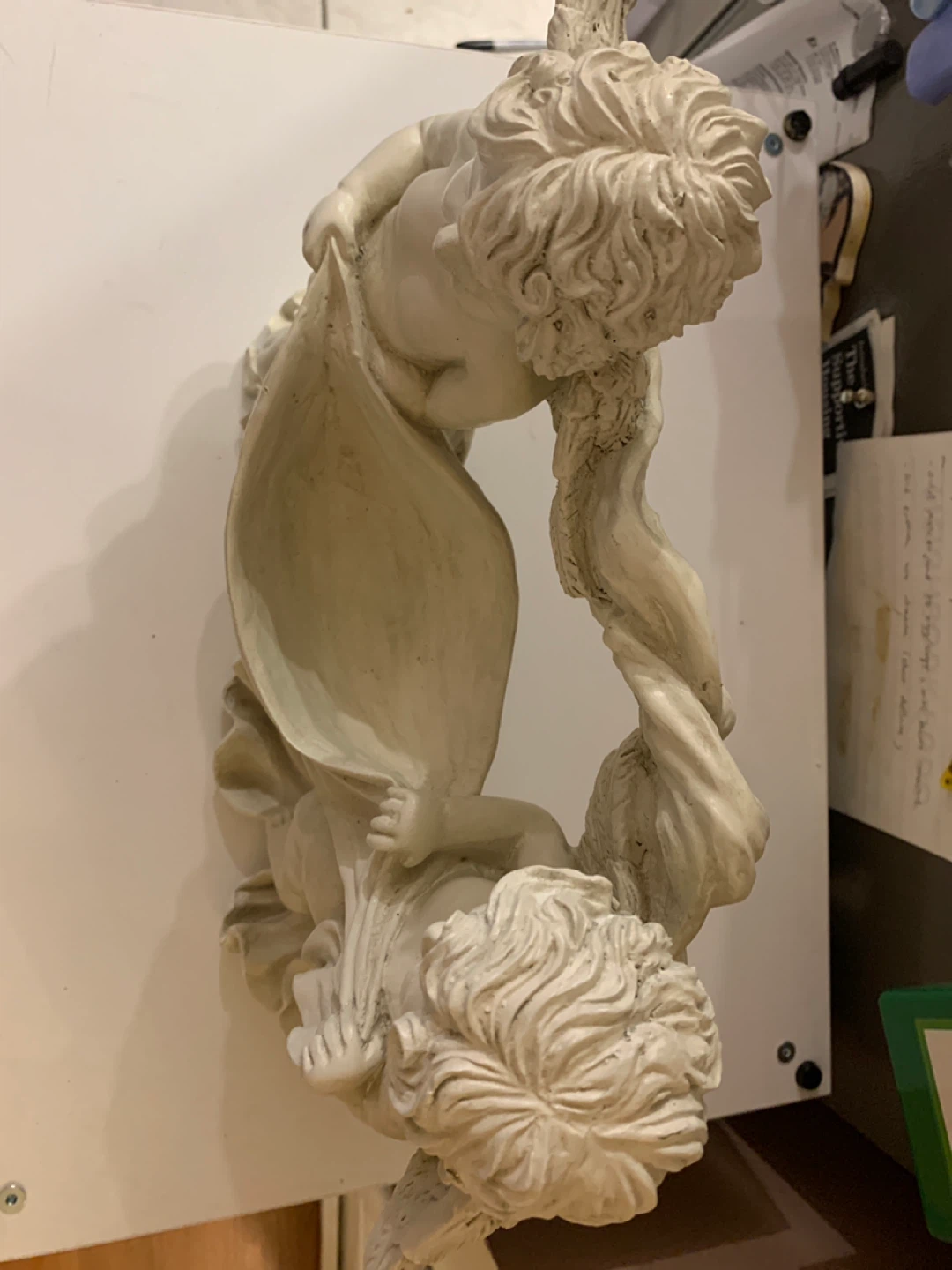 Cherub Figurine Sculpture , 11” 🏆 - photo 2
