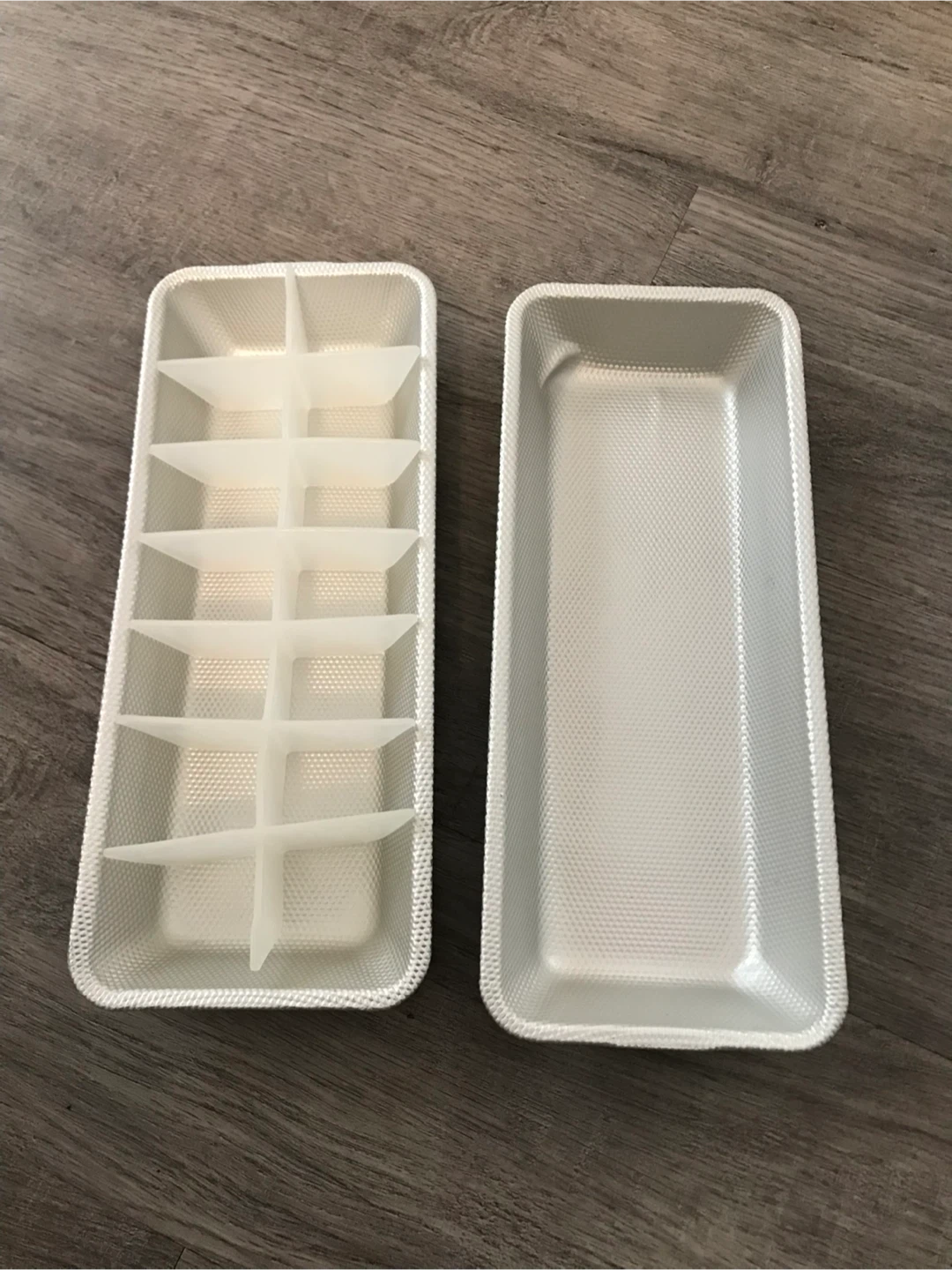 Vintage Aluminum with Plastic Insert Ice Cube Trays