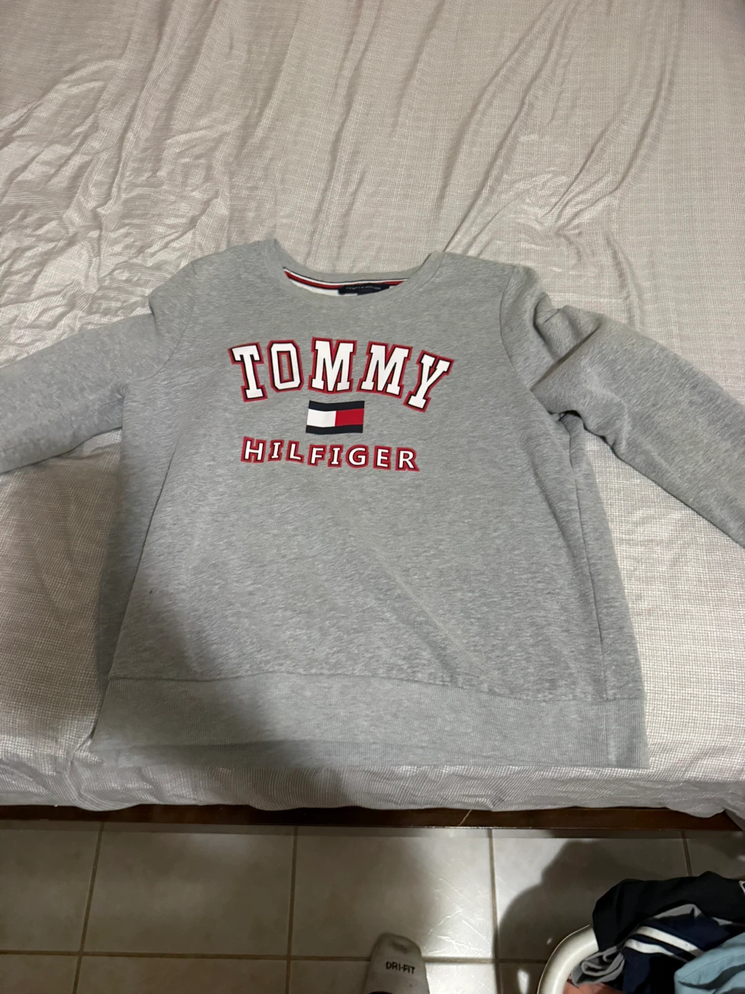 Tommy Hilfiger Crewneck Sweatshirt - Grey - XL