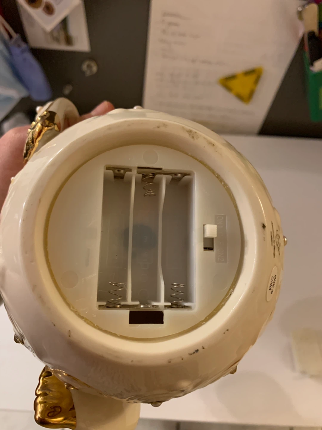 Ceramic Snowman Candle Holder 🏆 - photo 2