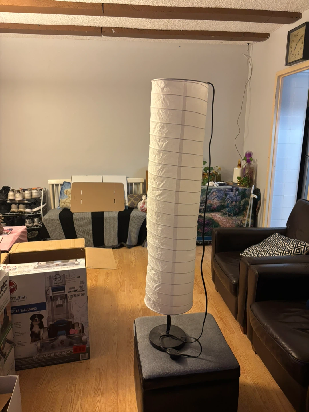 White Paper Floor Lamp