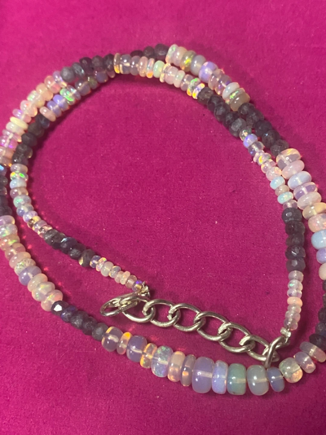 Opal and labradorite necklace - photo 2