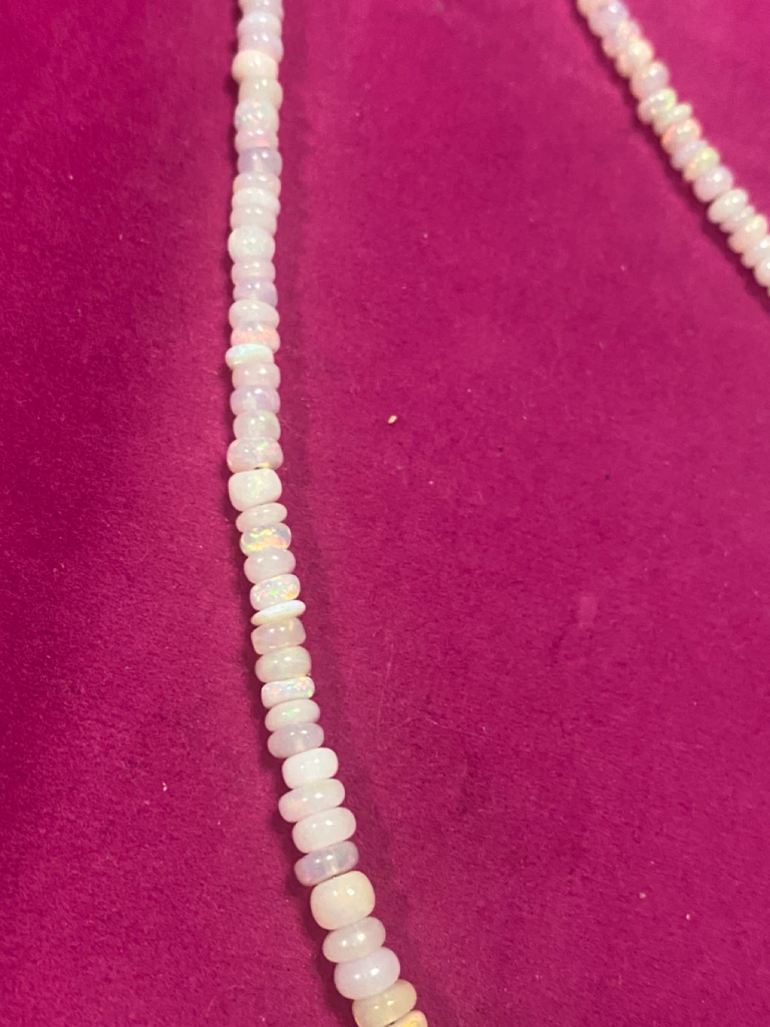 White opal necklace - photo 2