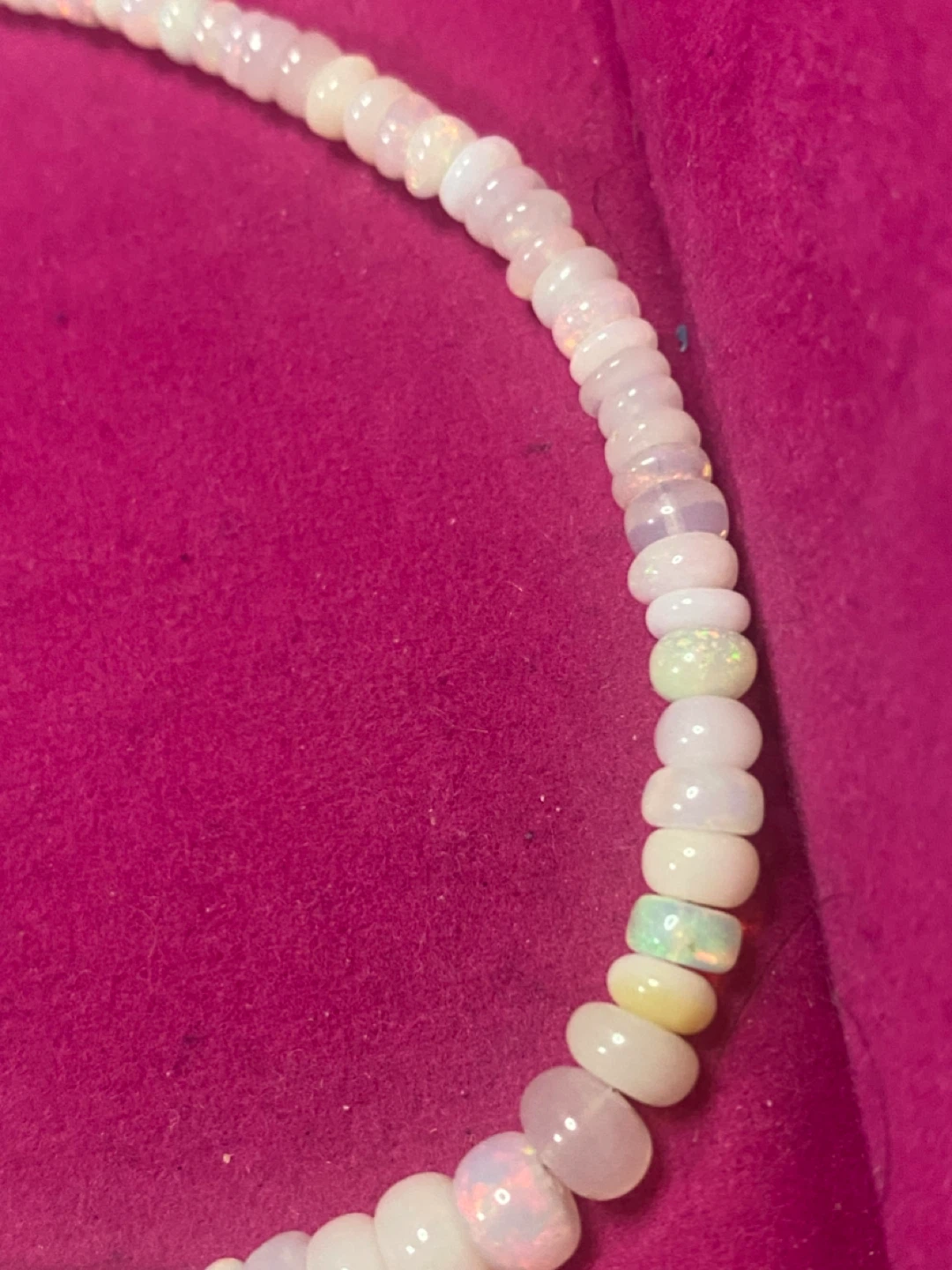 White opal necklace - photo 4