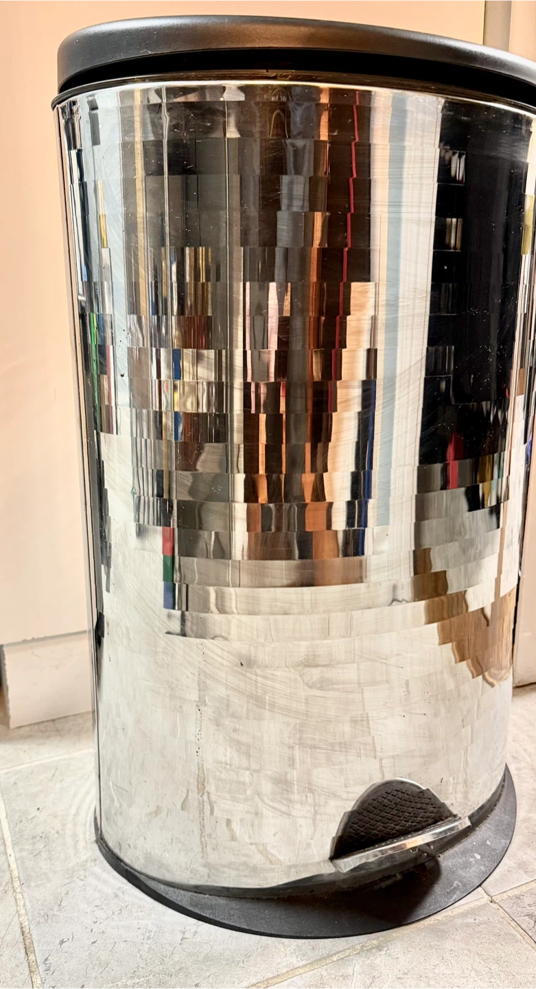Stainless Steel Step Trash Can - photo 2