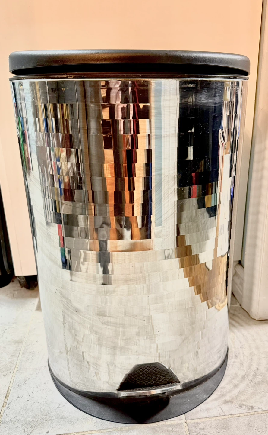 Stainless Steel Step Trash Can