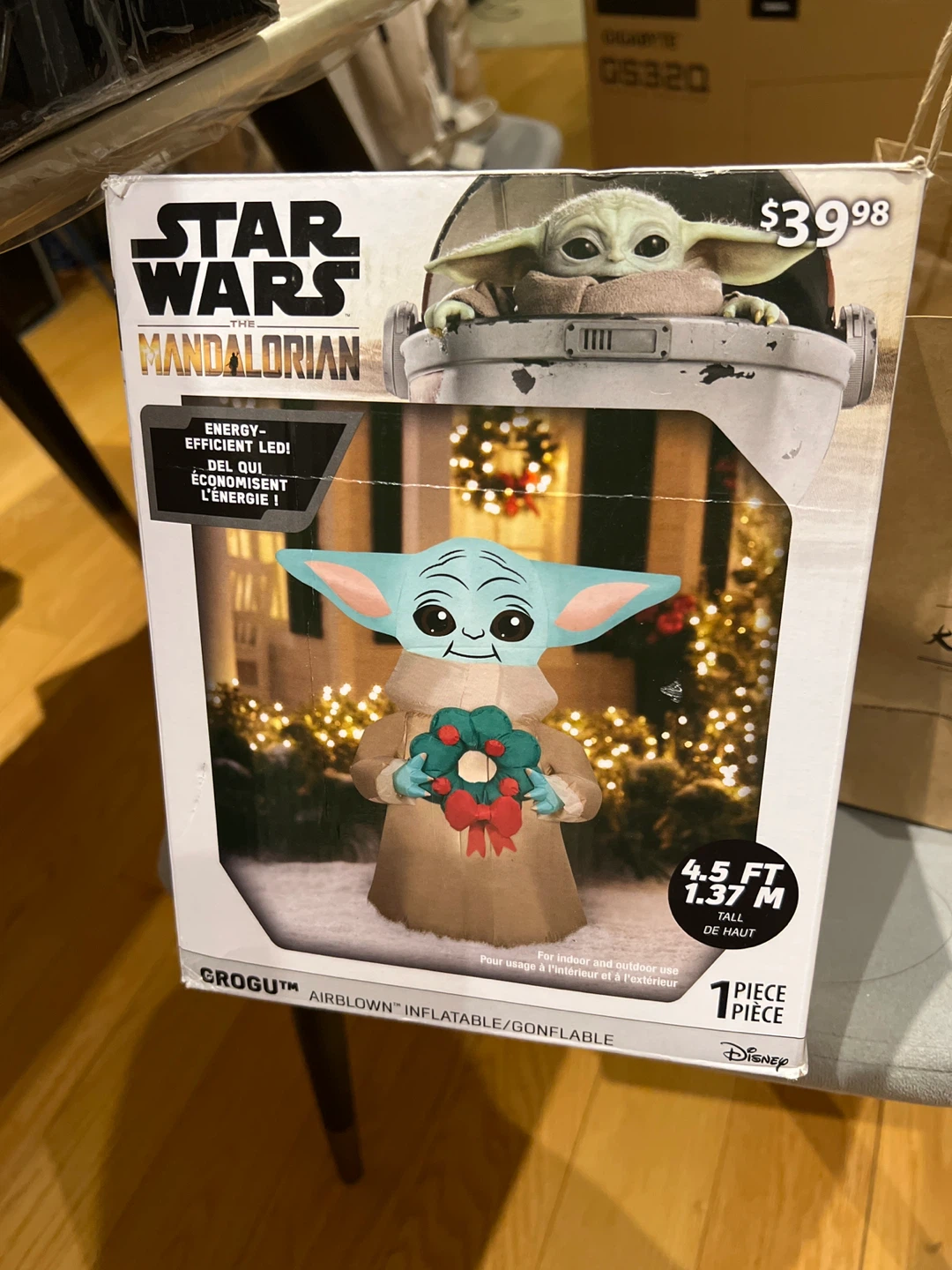 Star Wars Mandalorian Grogu Inflatable Airblown 4.5 FT Tall